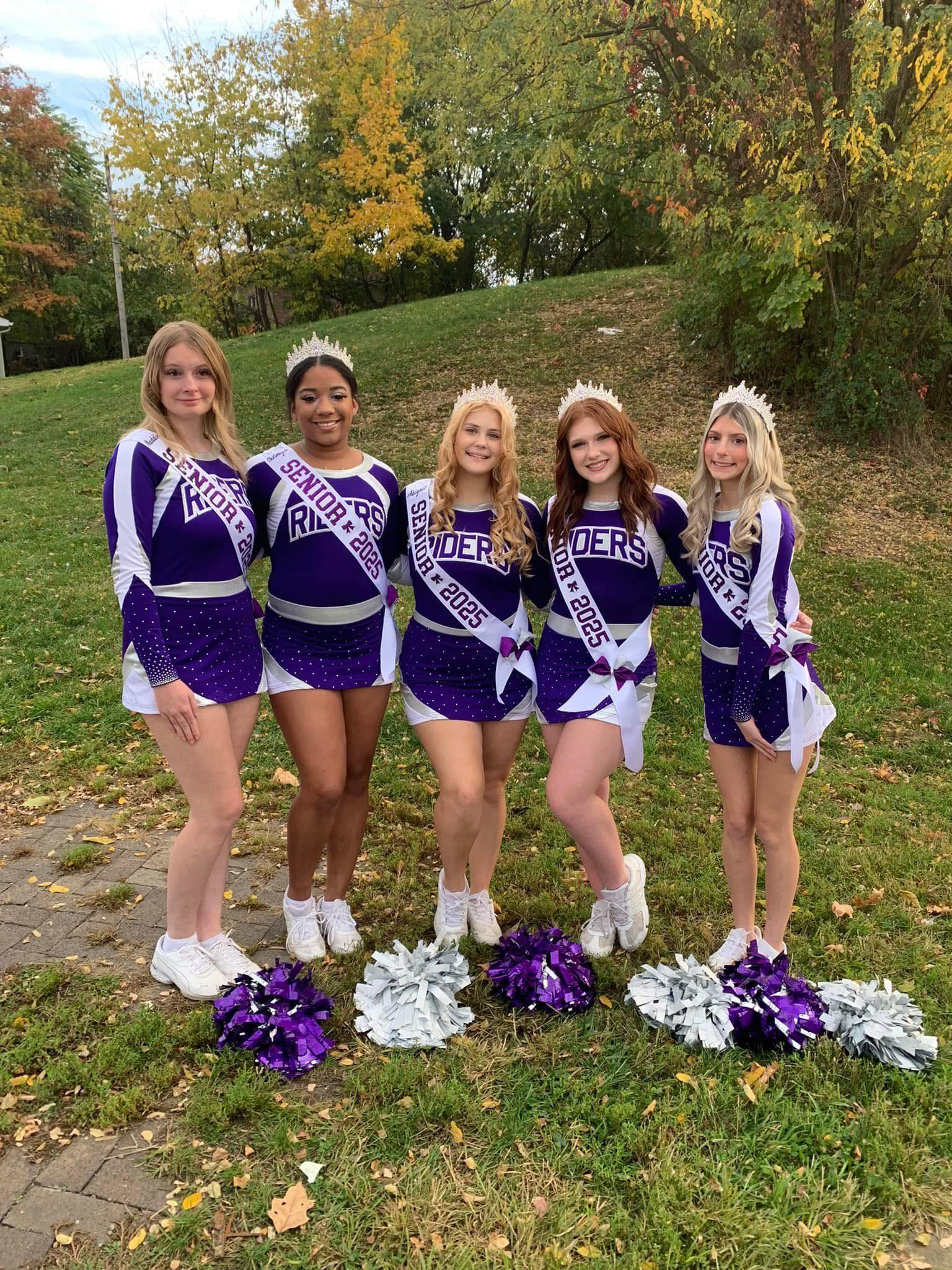 Martins Ferry Purple Riders Cheer Squad