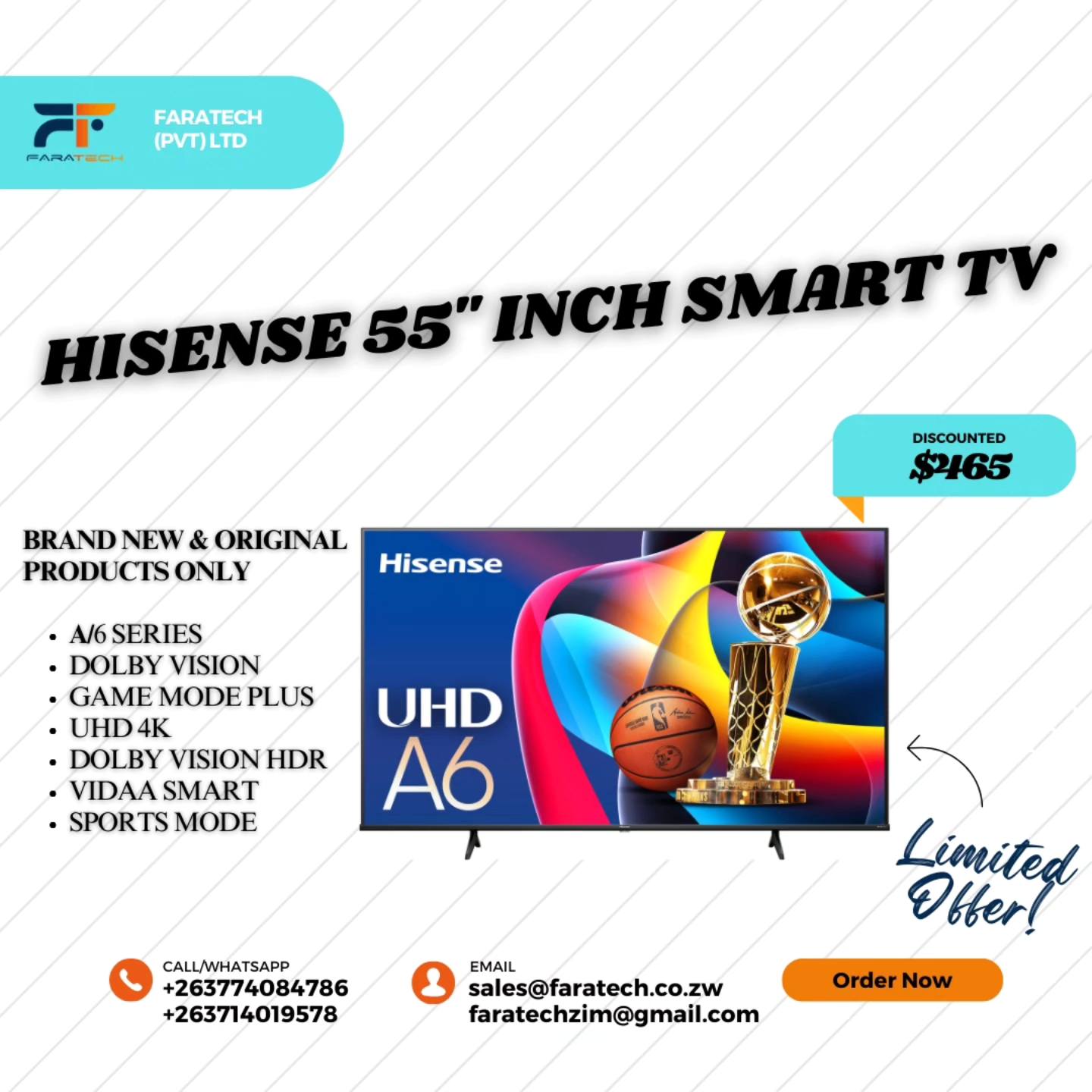 Faratech ZW - *🌟 Introducing the 50-55-65 Bonanza! 🌟*... | Facebook