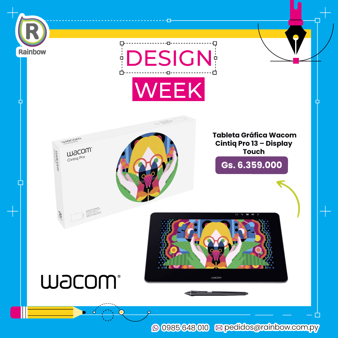 La tableta gráfica Wacom... - Rainbow Store & Print Center