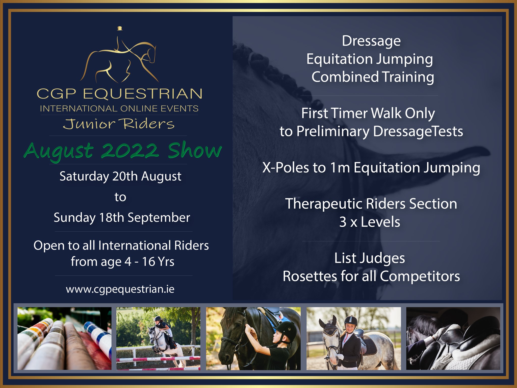 🥳🥳🥳 We are delighted to... - CGP Equestrian Online Events | Facebook