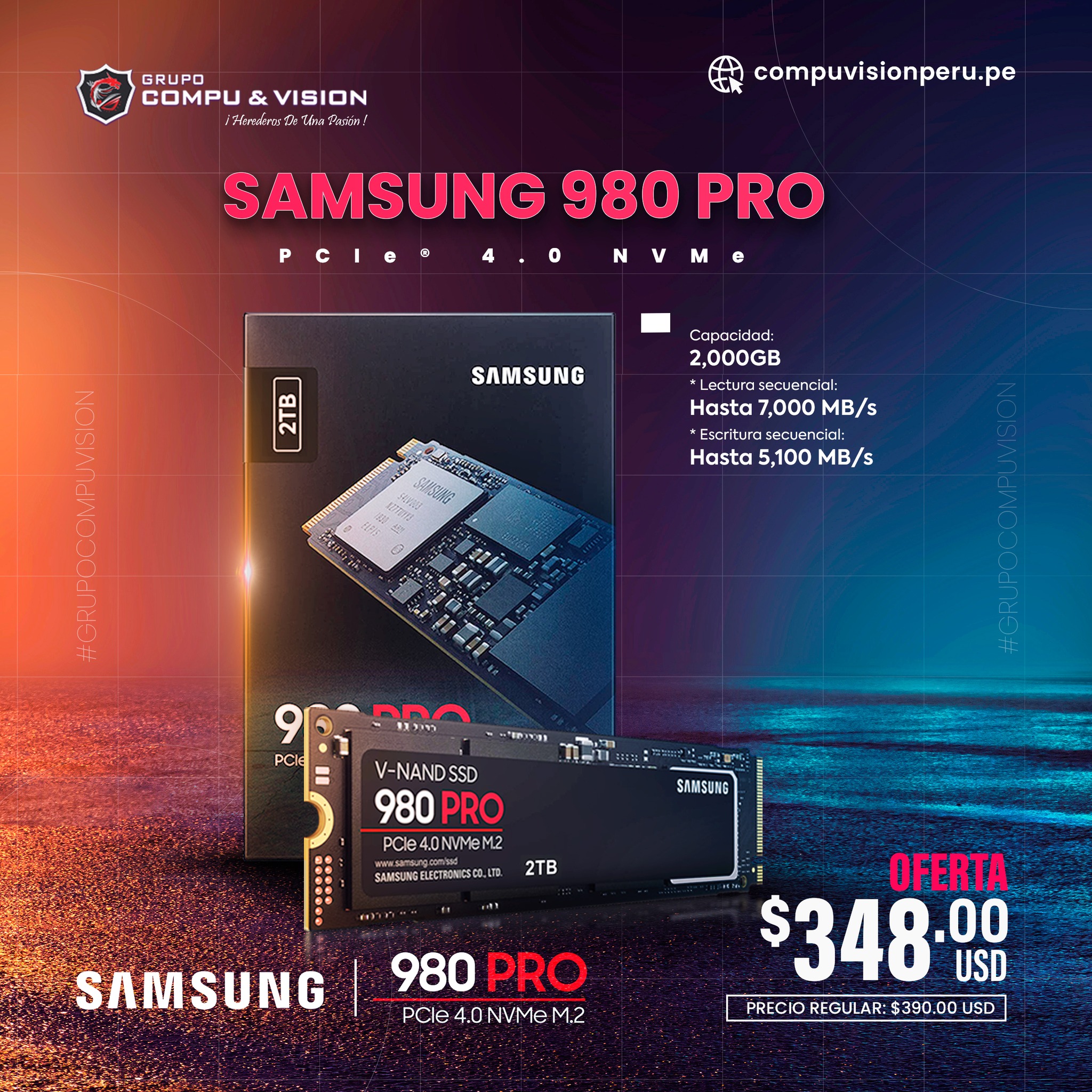 Las SSD 980 PRO te ofrece el... - Compu & Vision Peru S.A.C. | Facebook