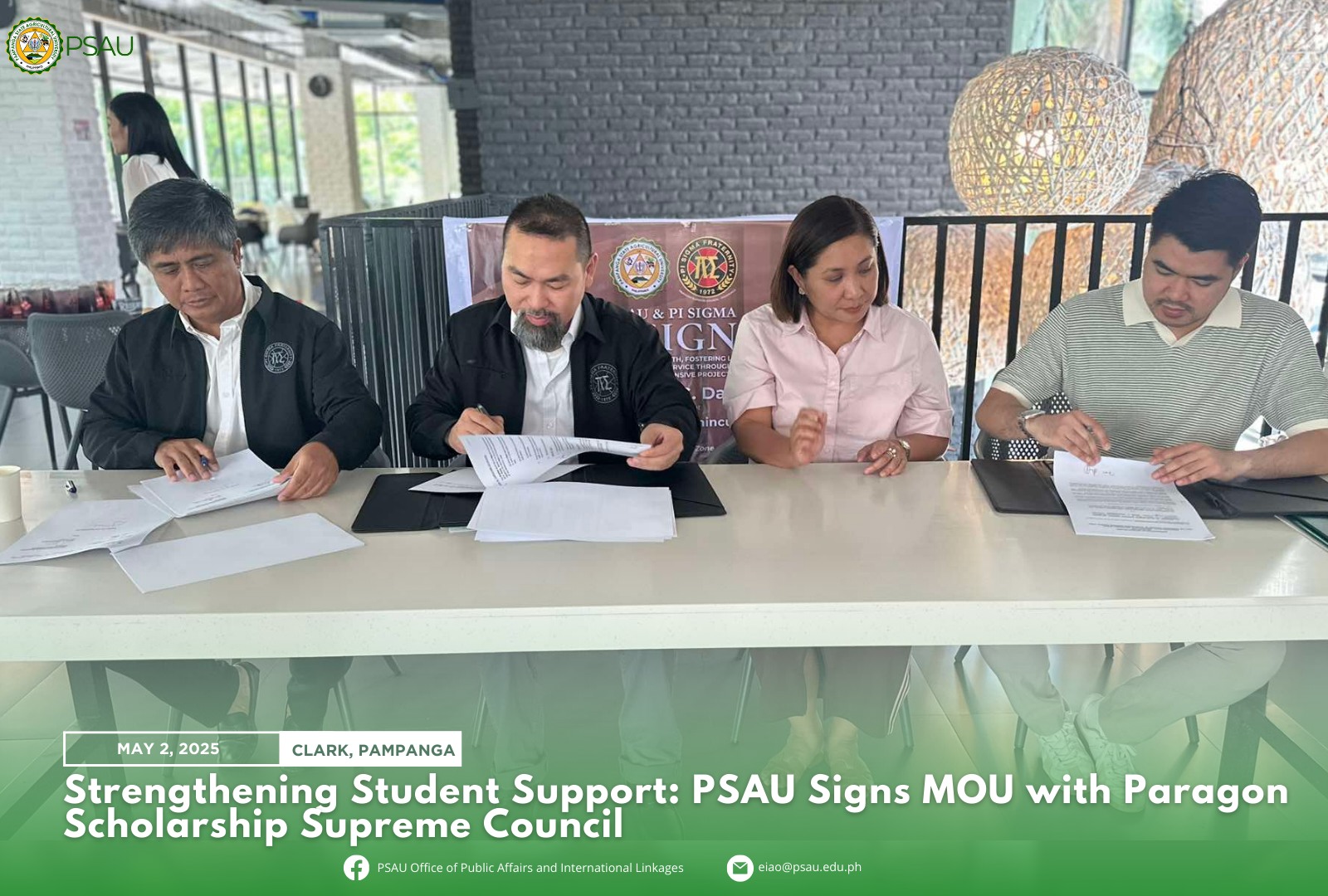 PSAU Office of Public Affairs and International Linkages | Magalang