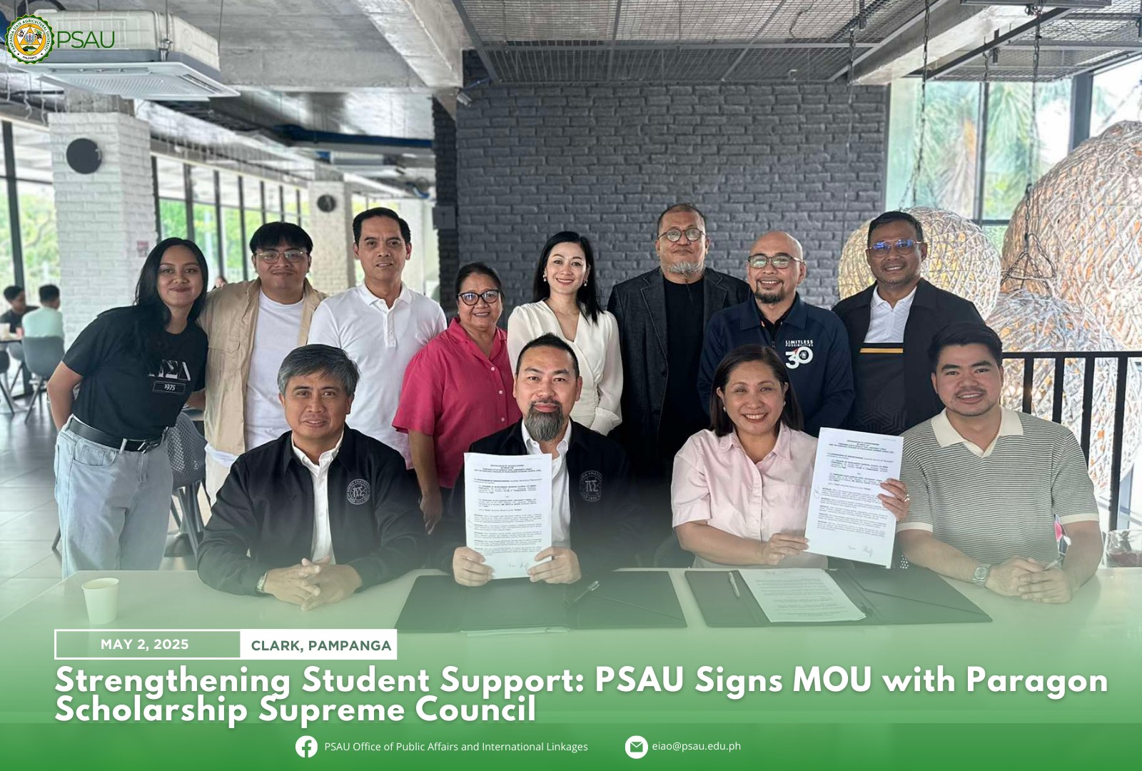 PSAU - Office of Public Affairs and International Linkages | Magalang
