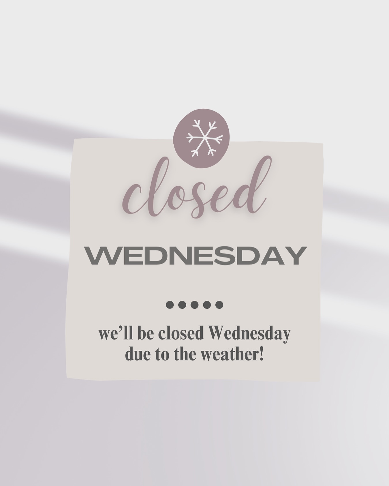 Core - ️ WEDNESDAY FEB 12th ️ The clinic will be closed due to the ...