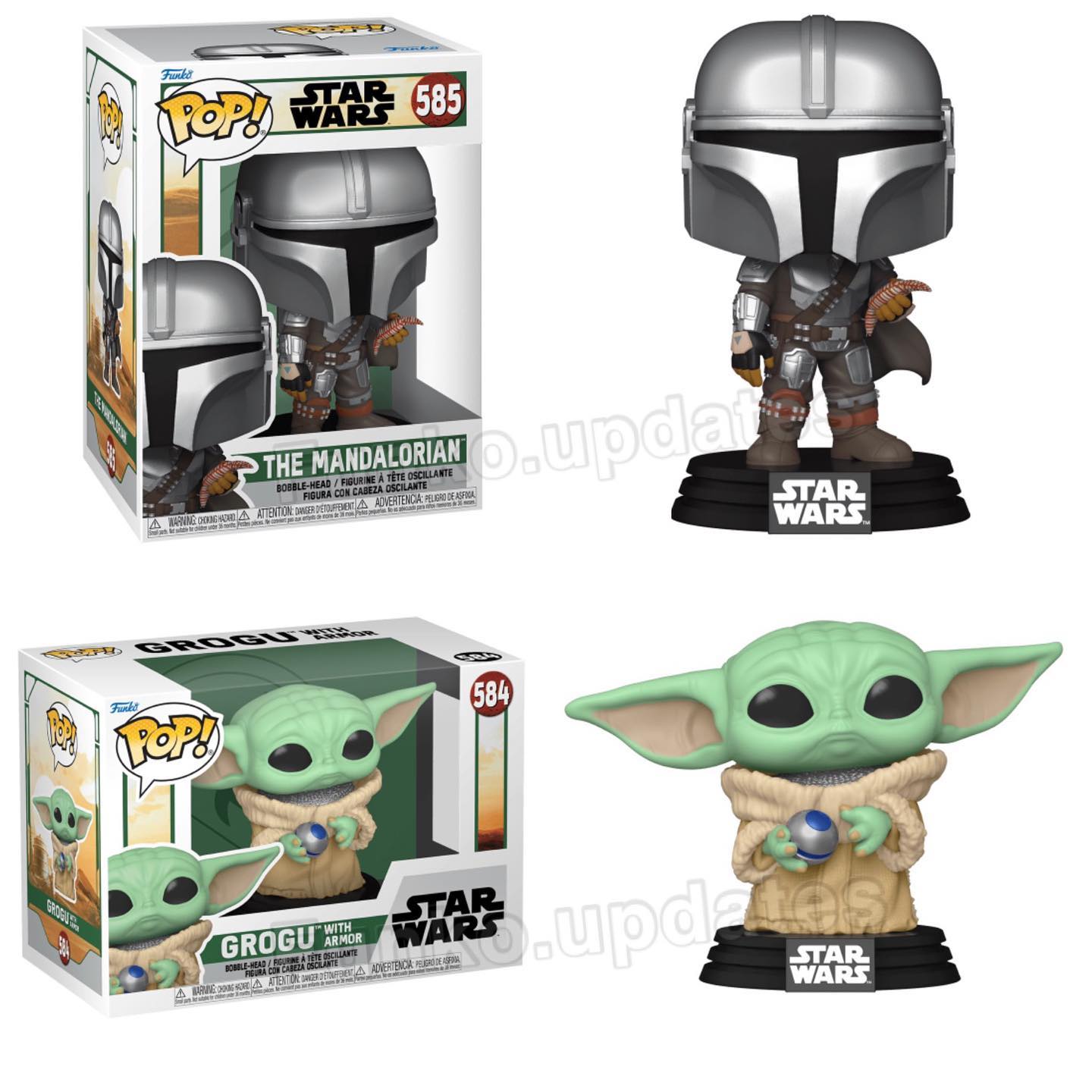 Funko Mystery Mini – The Mandalorian – Figurine Vinyle Aléatoire 9 Cm – Collection – Cadeau Fan – Emballage Aveugle