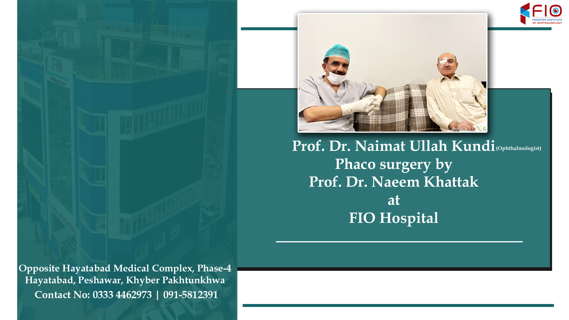 Prof.... - Frontier Institute of Ophthalmology - FIO Hospital | Facebook