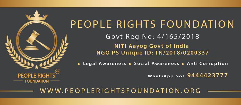 People Rights Foundation | Chennai