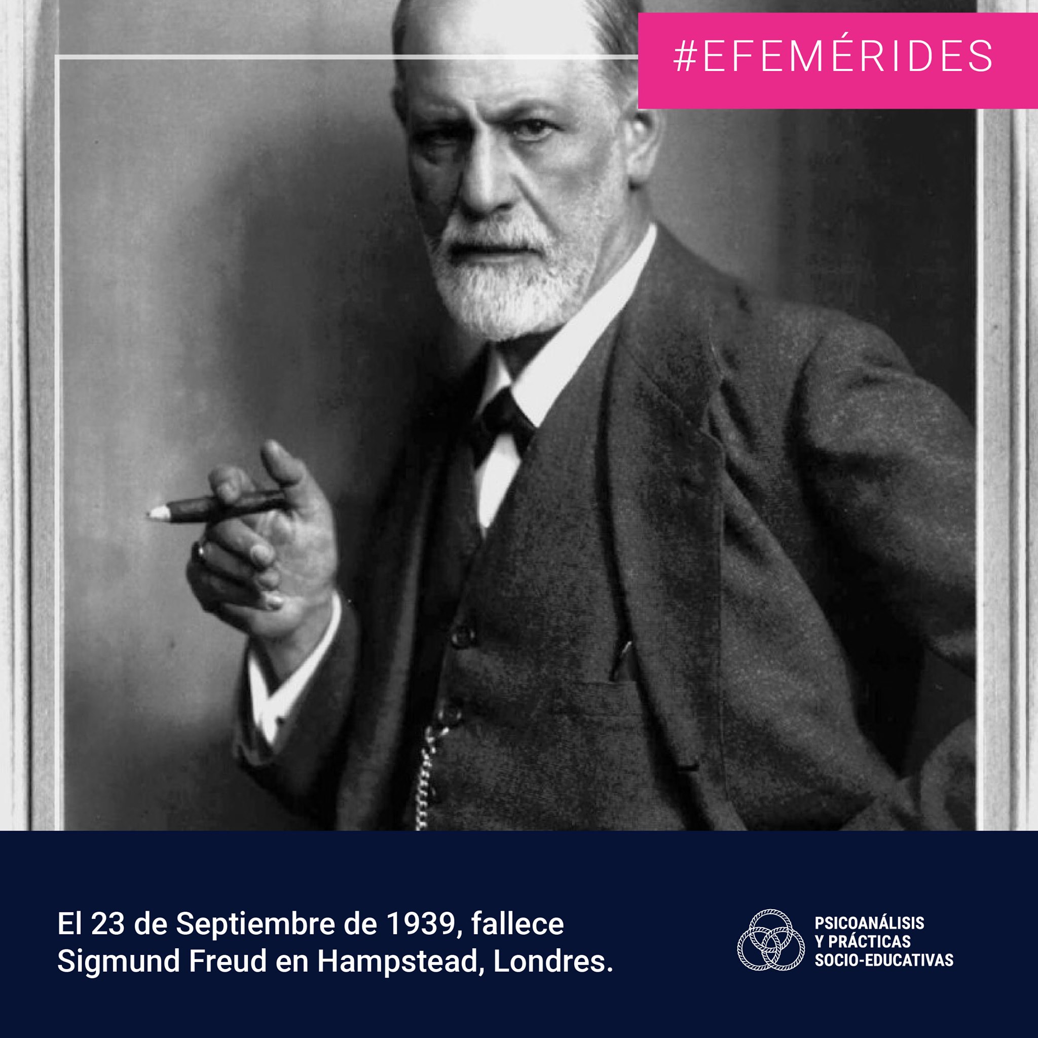 El 23 de Septiembre de 1939, fallece Sigmund Freud en Hampstead ...