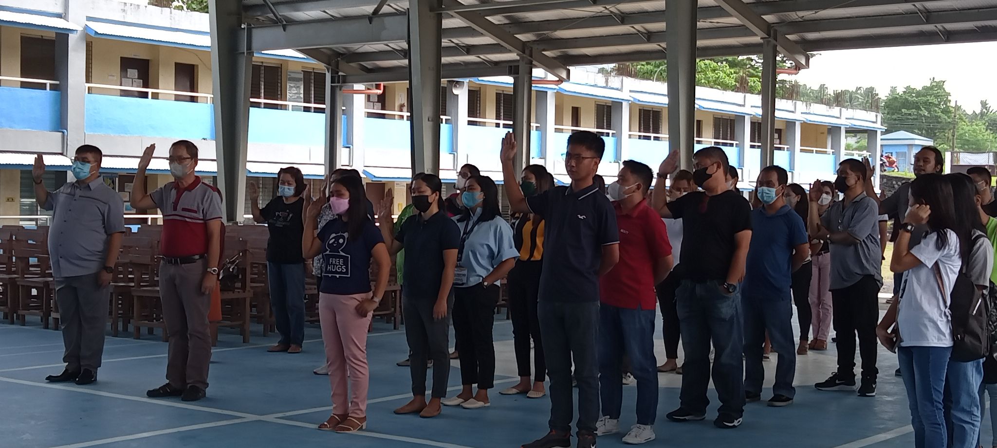 IN PHOTOS‖ CONDUCT OF FLAG... - Daraga Community College