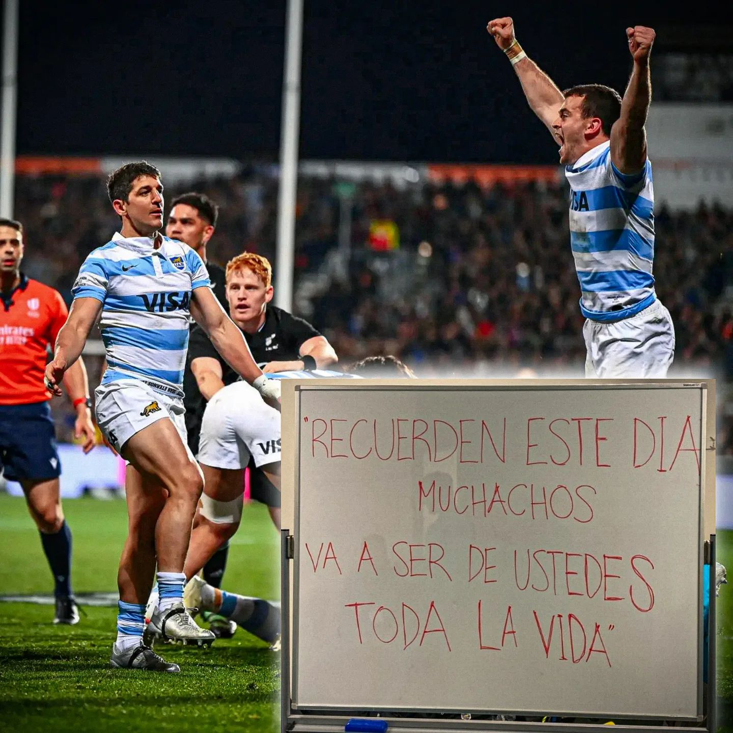 Gab Rugby - La frase escrita en el pizarrón del vestuario... | Facebook