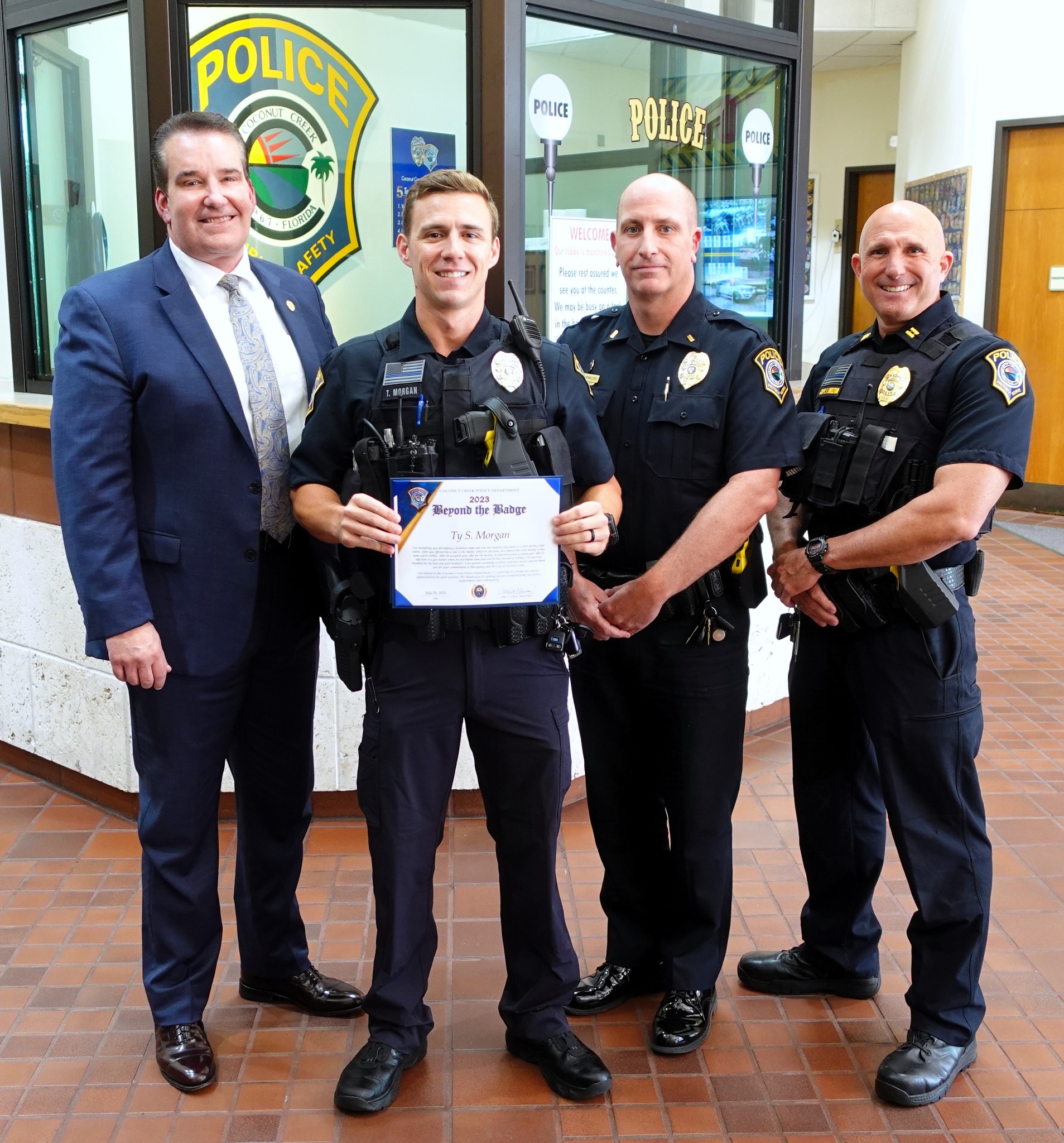 Congratulations to... - Coconut Creek Police Department | Facebook