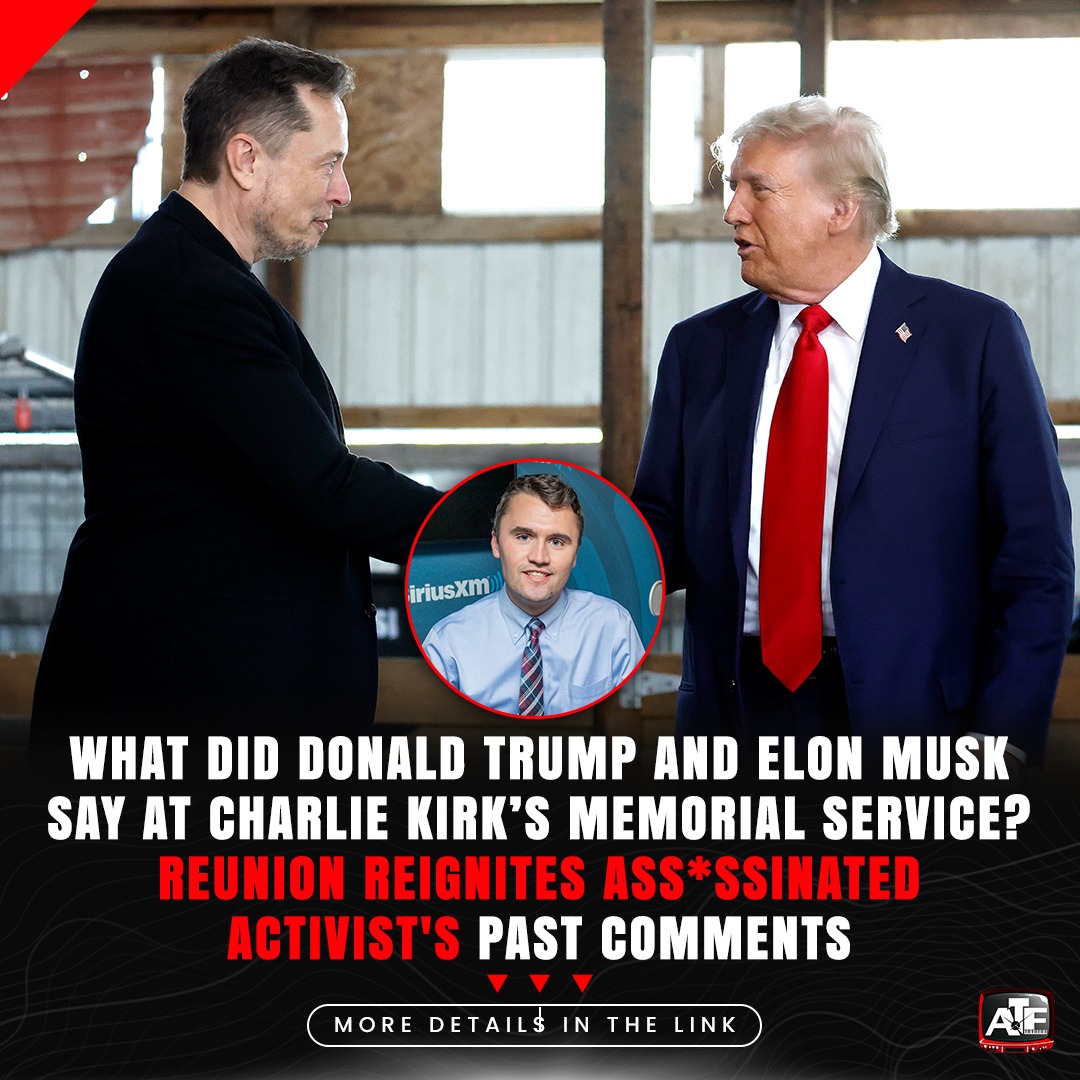 All - Donald Trump and Elon Musk reunited at Charlie Kirk's memorial ...