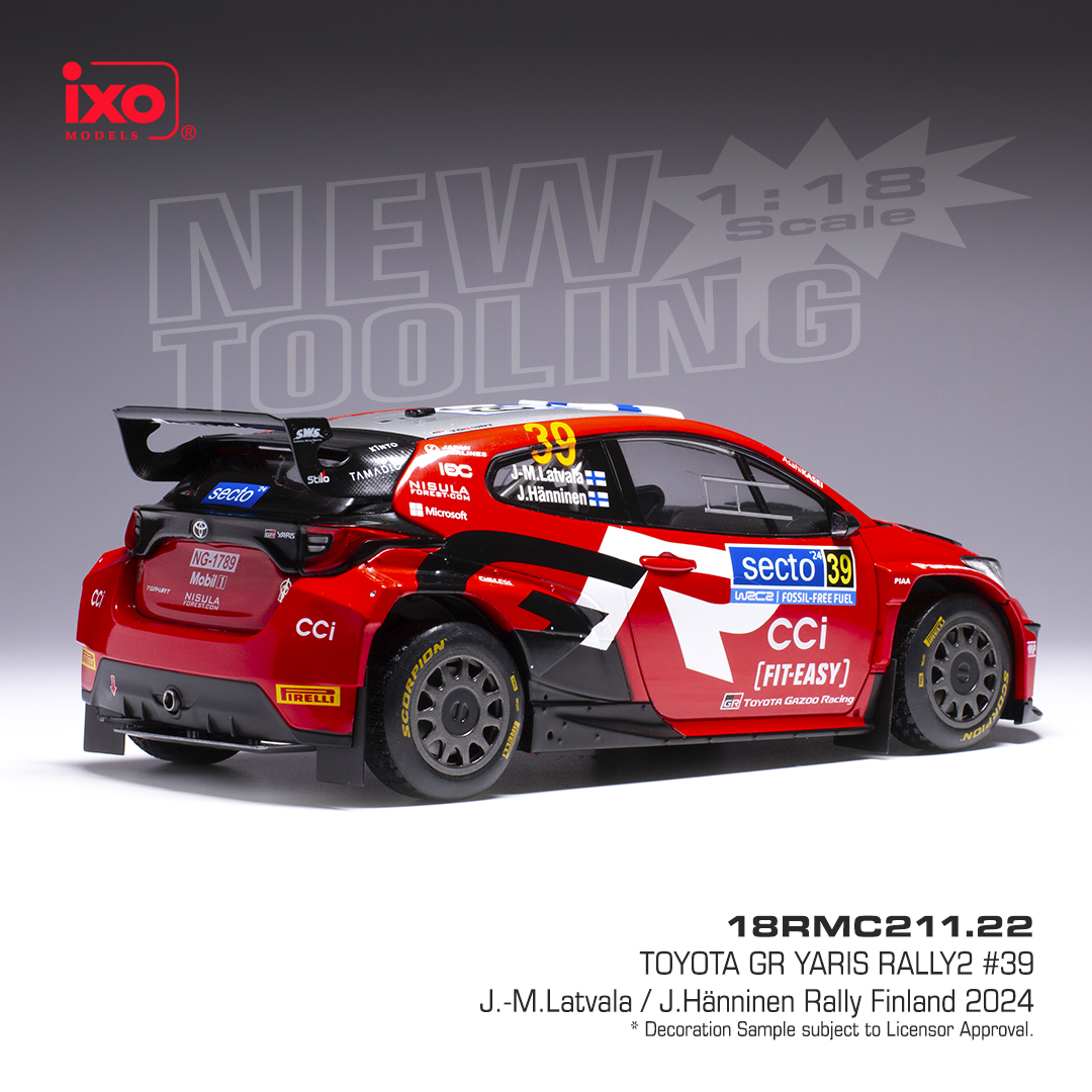 Ixo modelcars Toyota GR Yaris Rally2 diecast