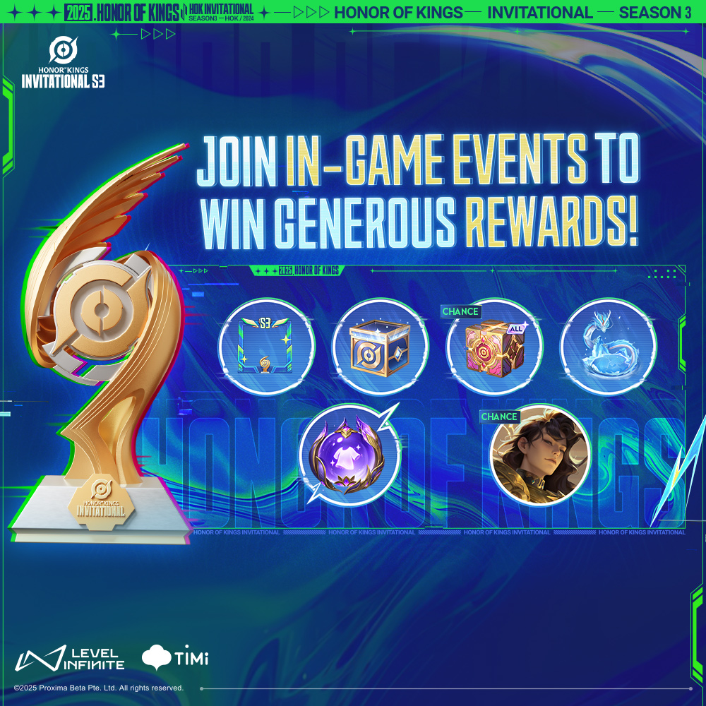 Honor of Kings - 🎁 Dive into #HOKInvitationalS3 and grab... | Facebook