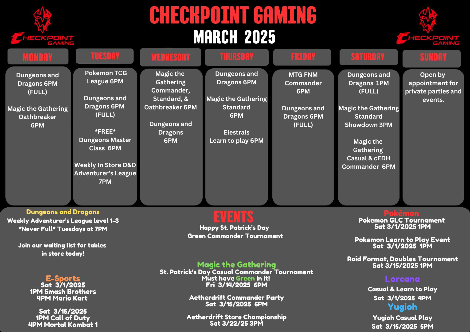 Checkpoint Gaming | Clinton TN