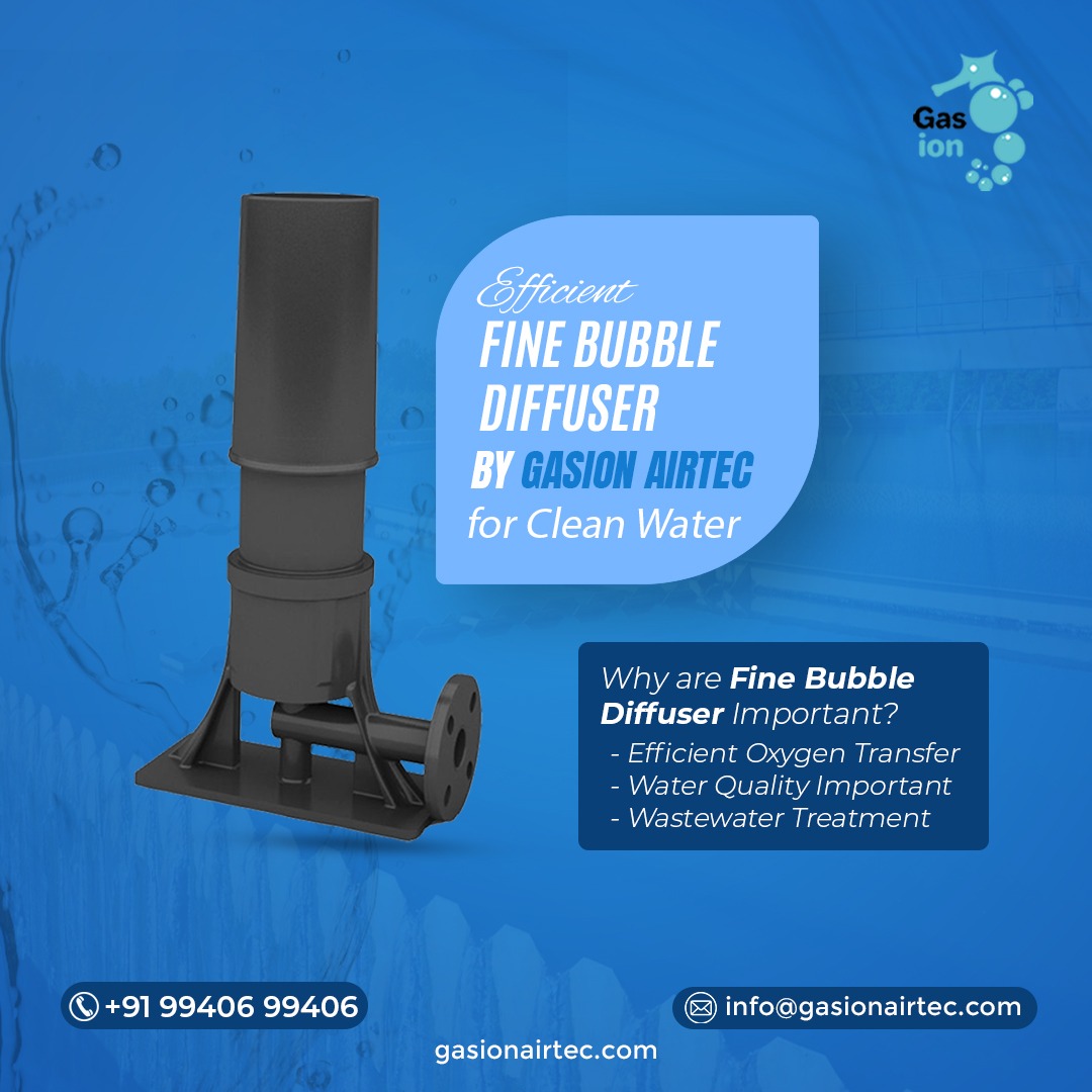 Gasion - Fine bubble diffusers provide efficient oxygen transfer ...