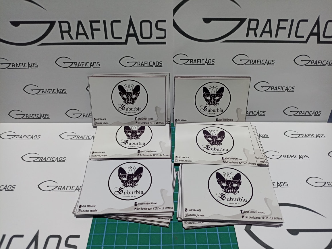 GraficAos - 👏 Tarjeta de presentación y sticker de 5x6 cms...