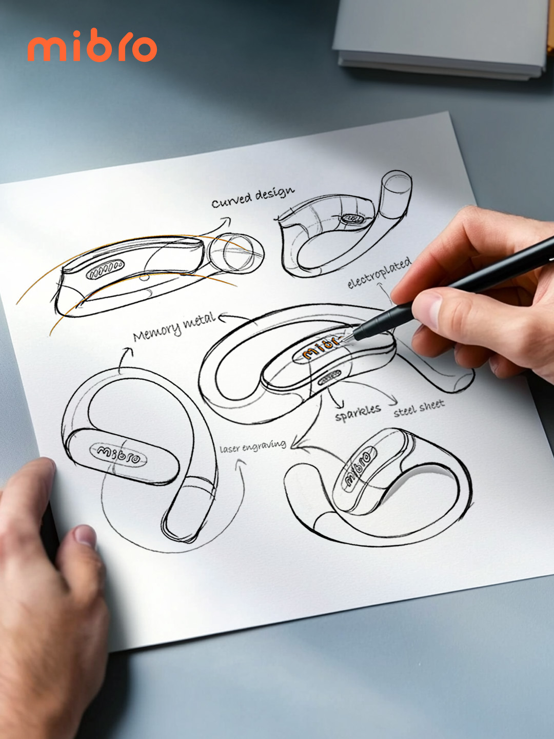 Mibro - Take a peek at the design draft of the Mibro OpenEar Pro ...