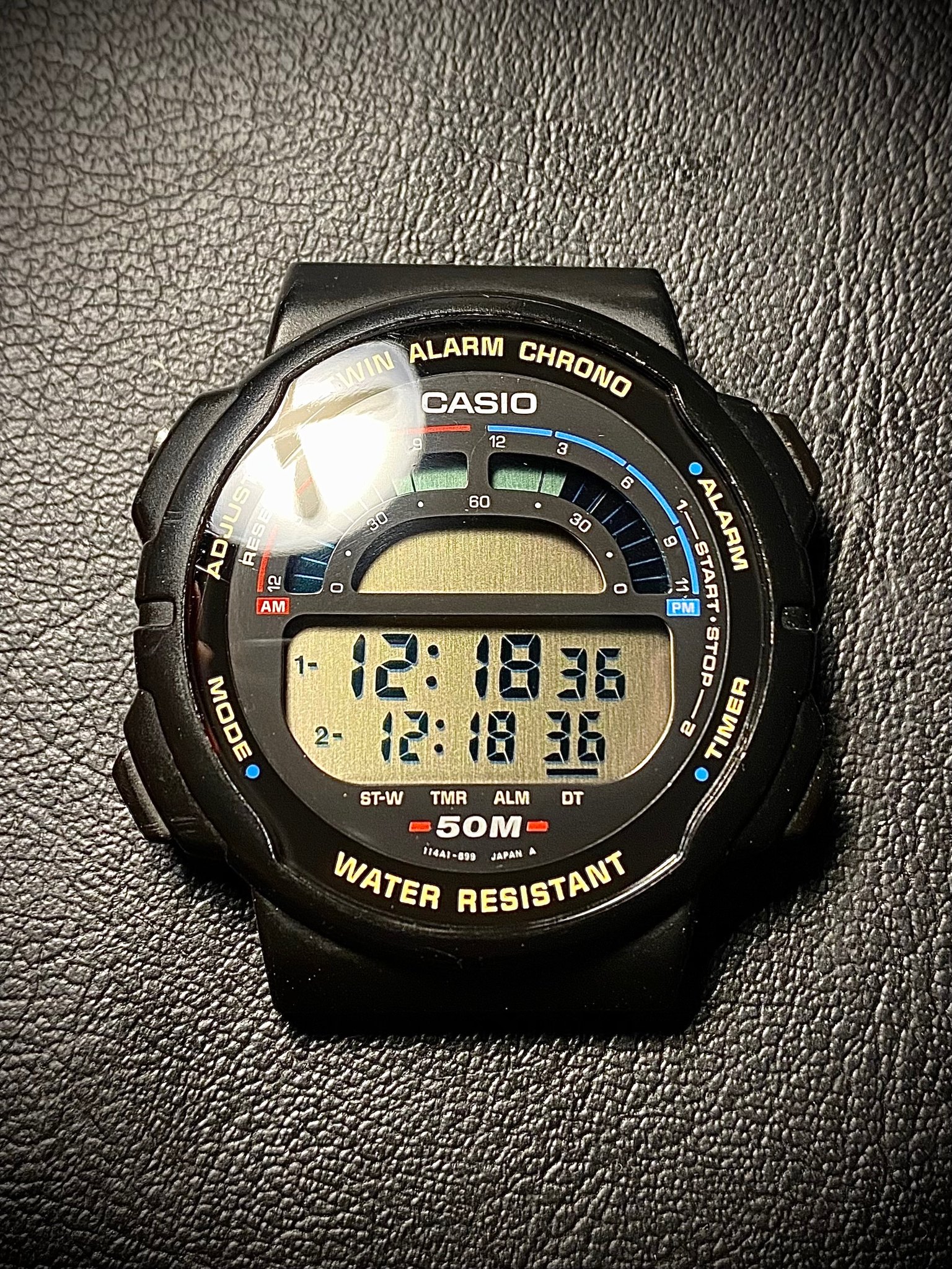 Vintage 1995 Casio W-741 digital watch