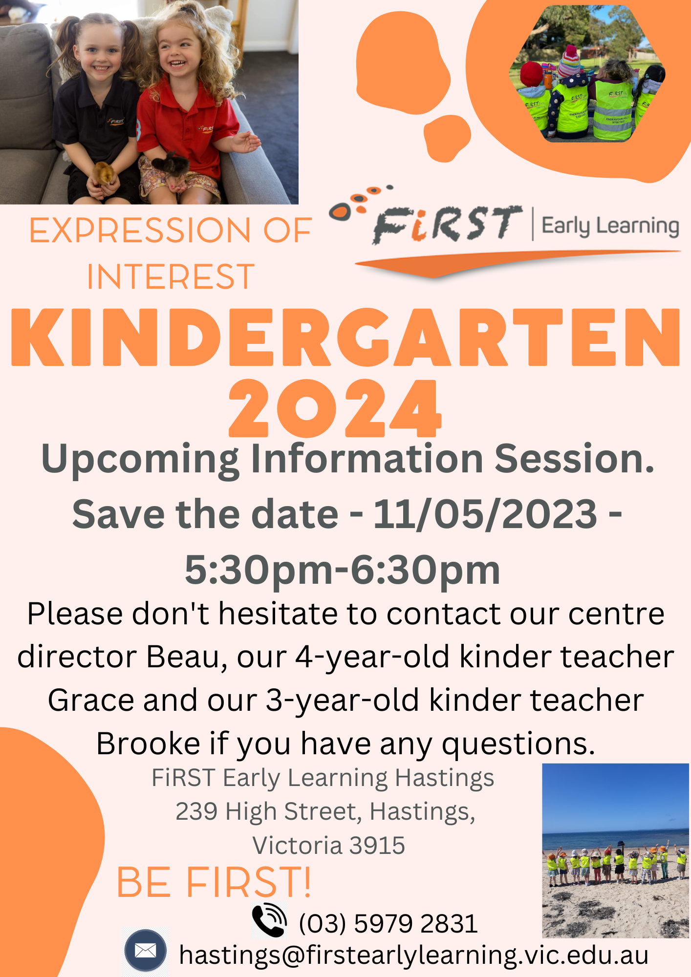 🐞 Be FiRST... Childcare, kinder and... - FiRST Early Learning | Facebook