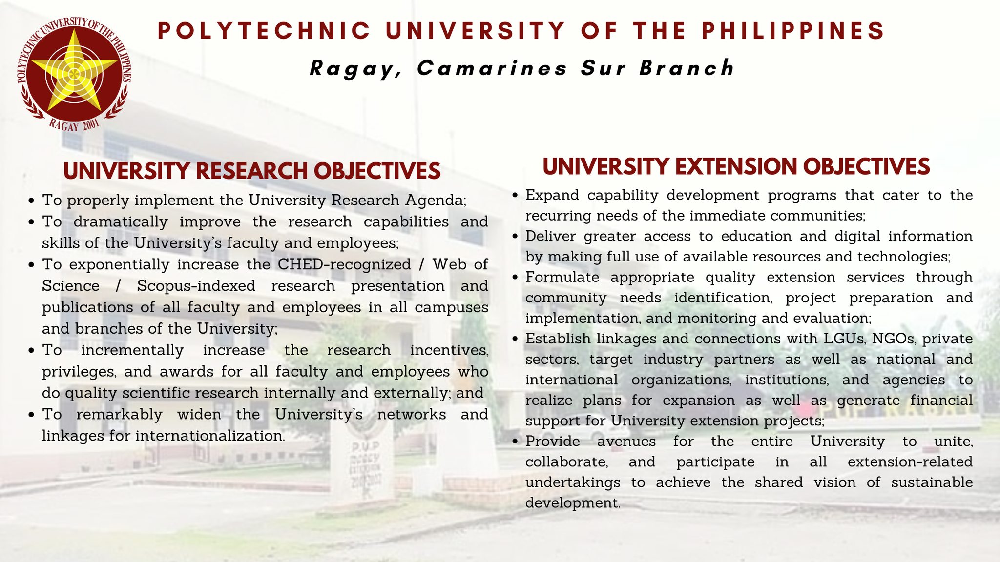 Polytechnic University of the Philippines - Ragay Campus | Facebook