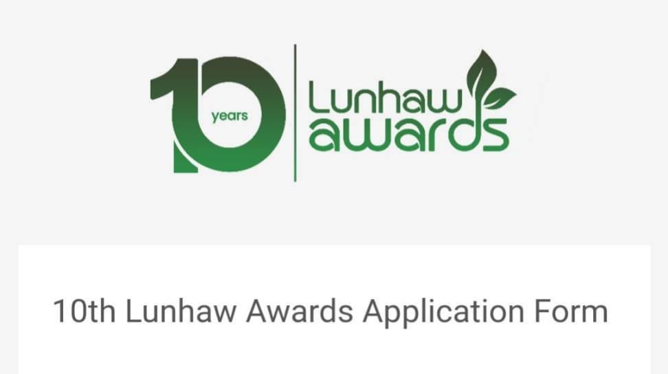 Join the 10th Lunhaw Awards and showcase your Green Initiatives! 🌱 Fill ...