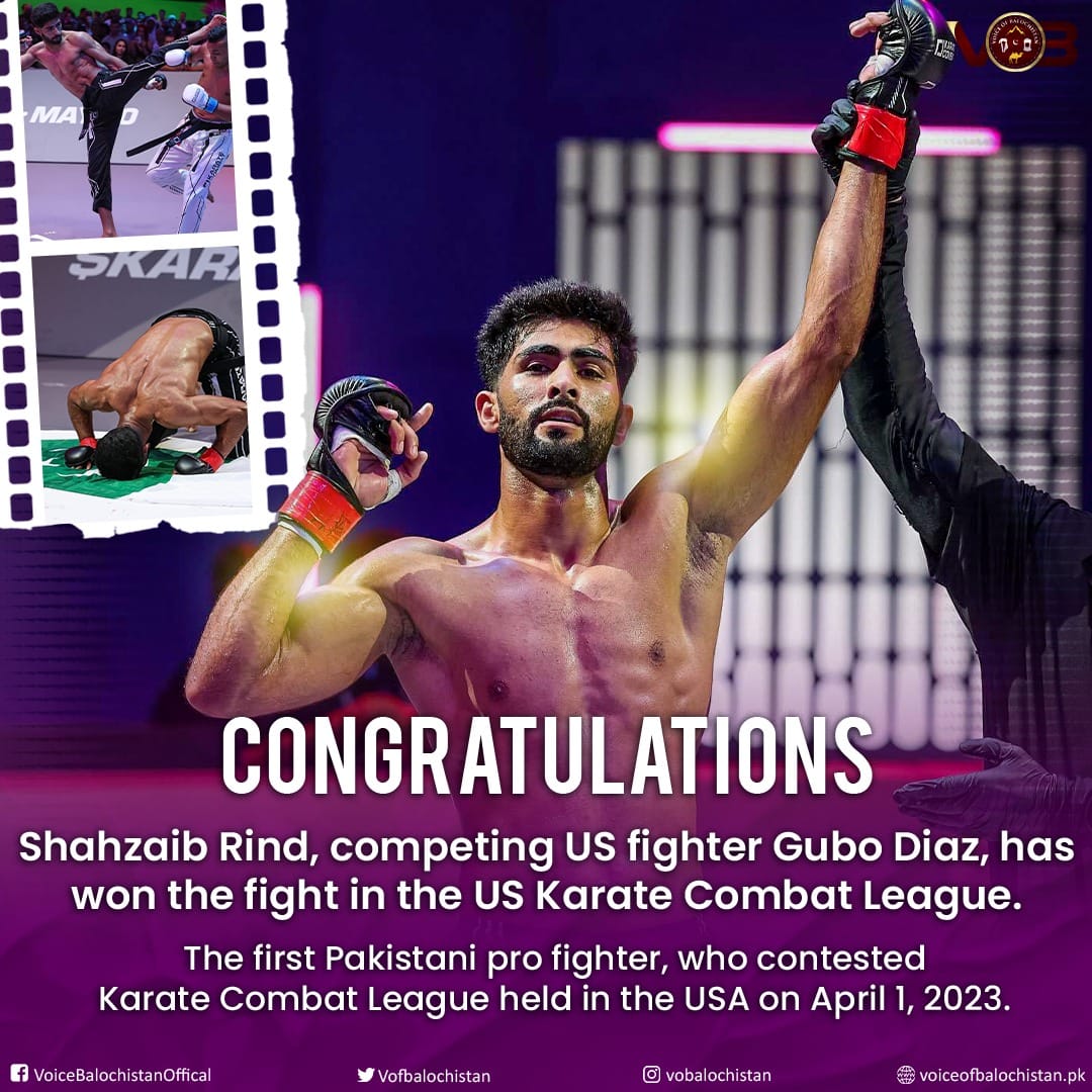 Voice - Congratulations to Shahzaib Rind for being the first Pakistani ...