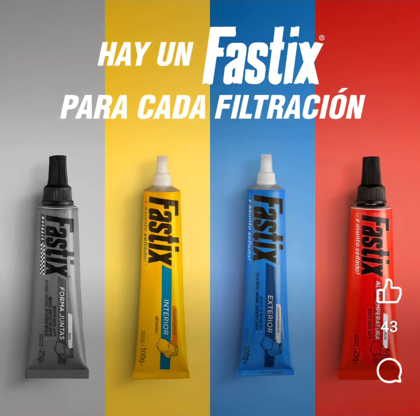 Sanigas - 1️⃣ Fastix Forma Juntas (gris): Ideal para el sellado de ...