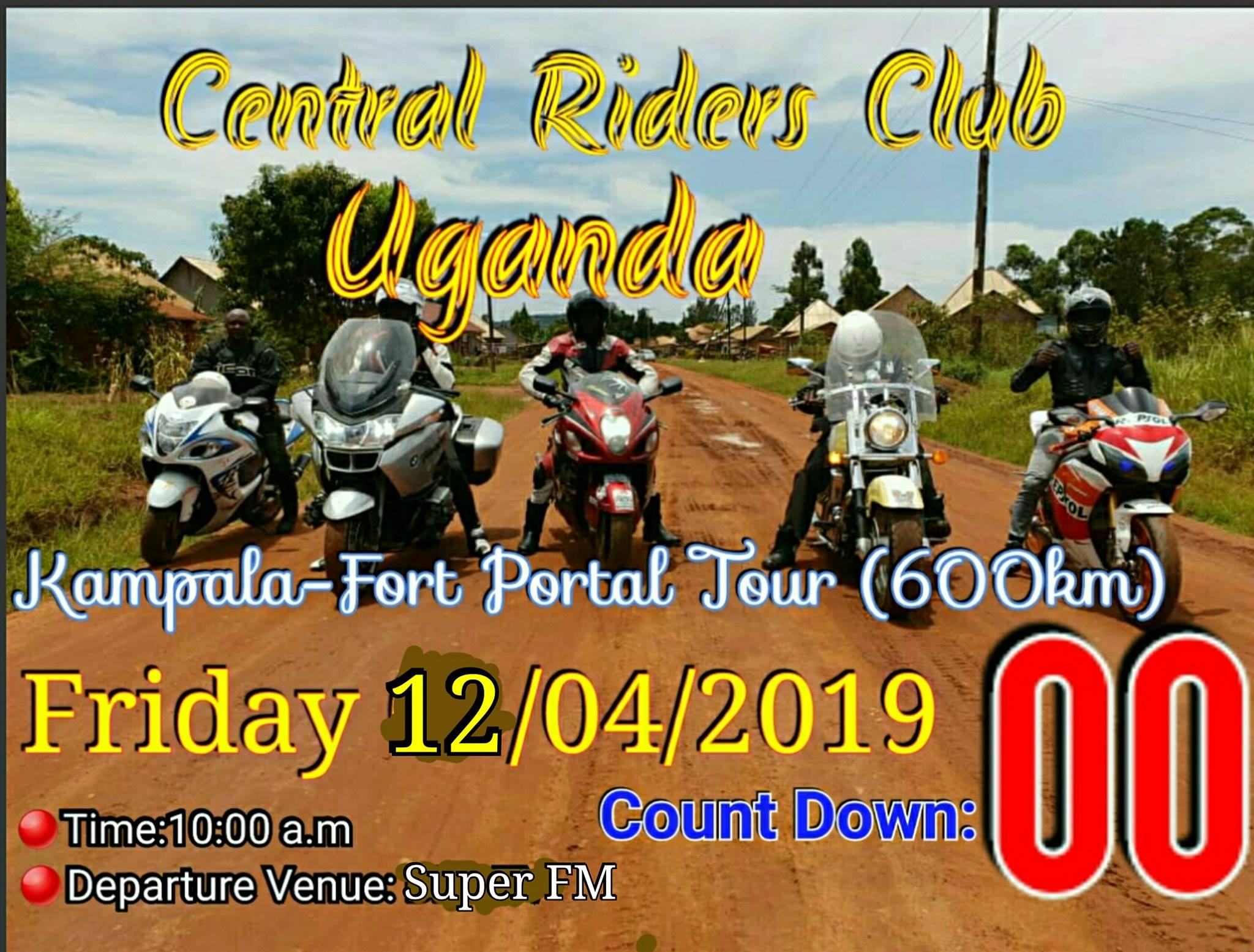 The count is over,tomorrow... - Central Riders Club Uganda