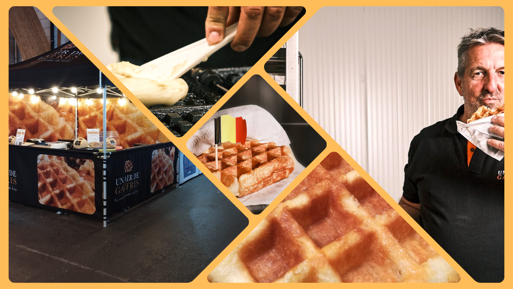 Manger Une Gaufre Autour De Moi