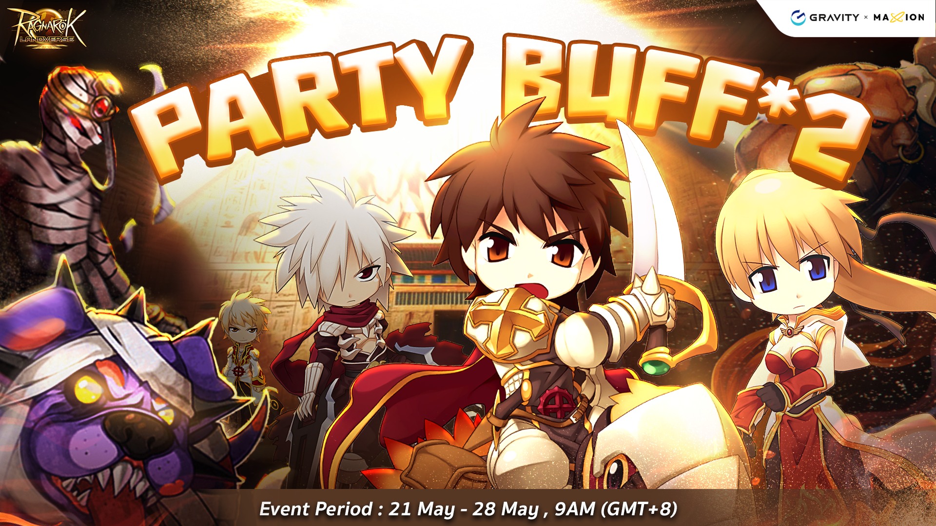 Ragnarok - 🎉 Big Party, Bigger EXP! In Party Buff x2 Event is Back 🎉 ...