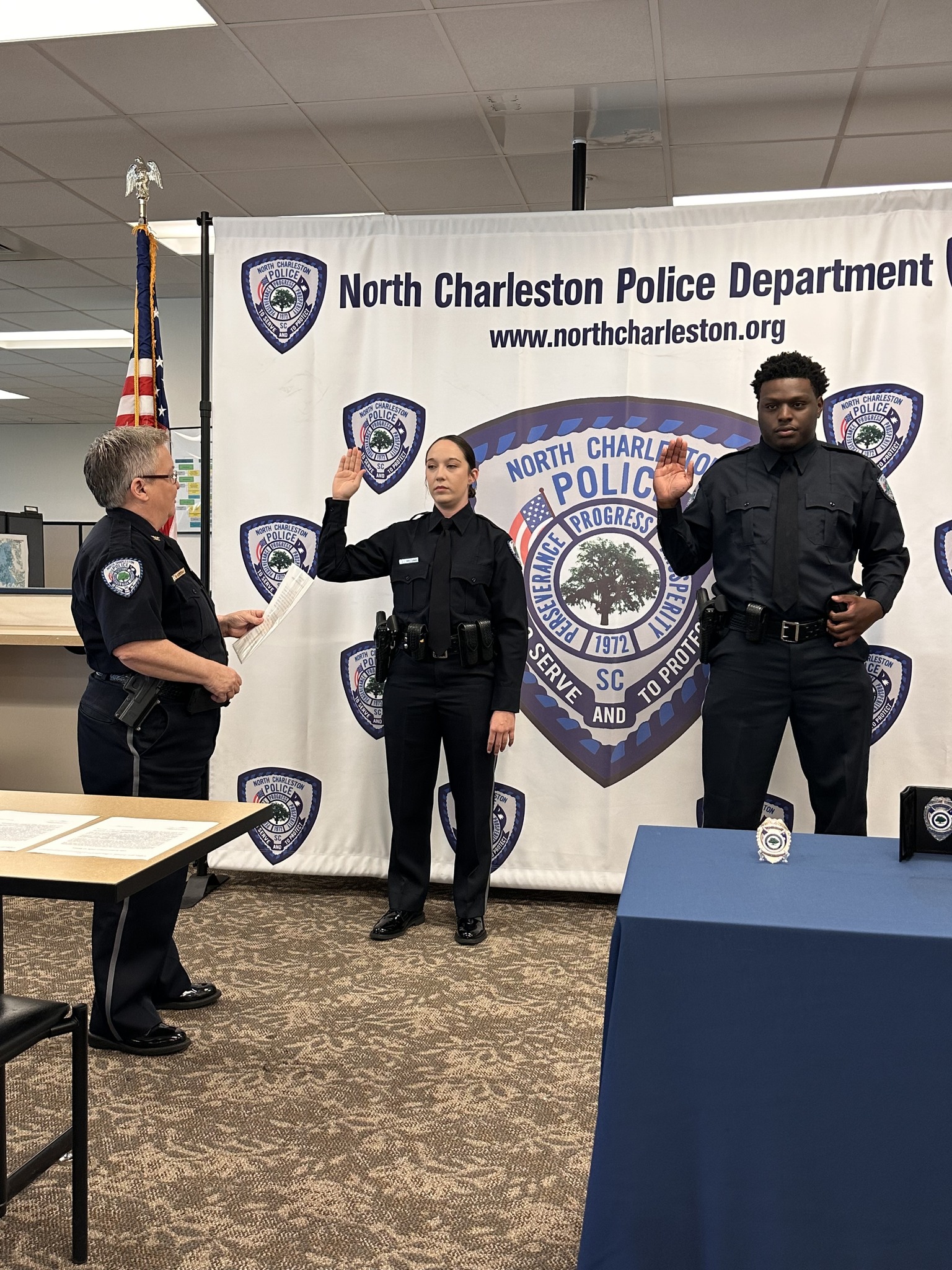 Our two new officers... - North Charleston Police Department | Facebook