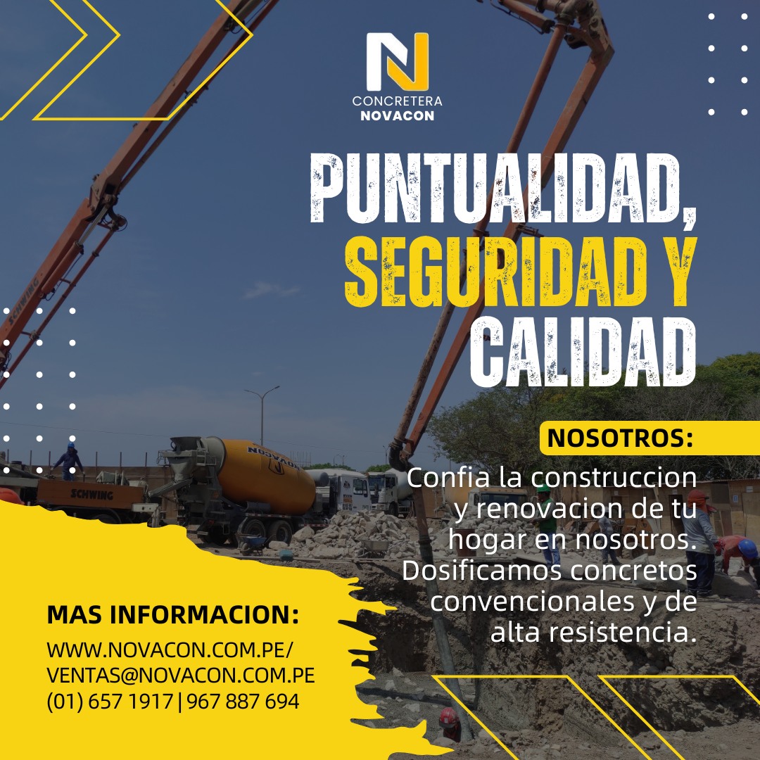 Novacon Sac - Asesoria y venta de Concreto Premezclado... | Facebook