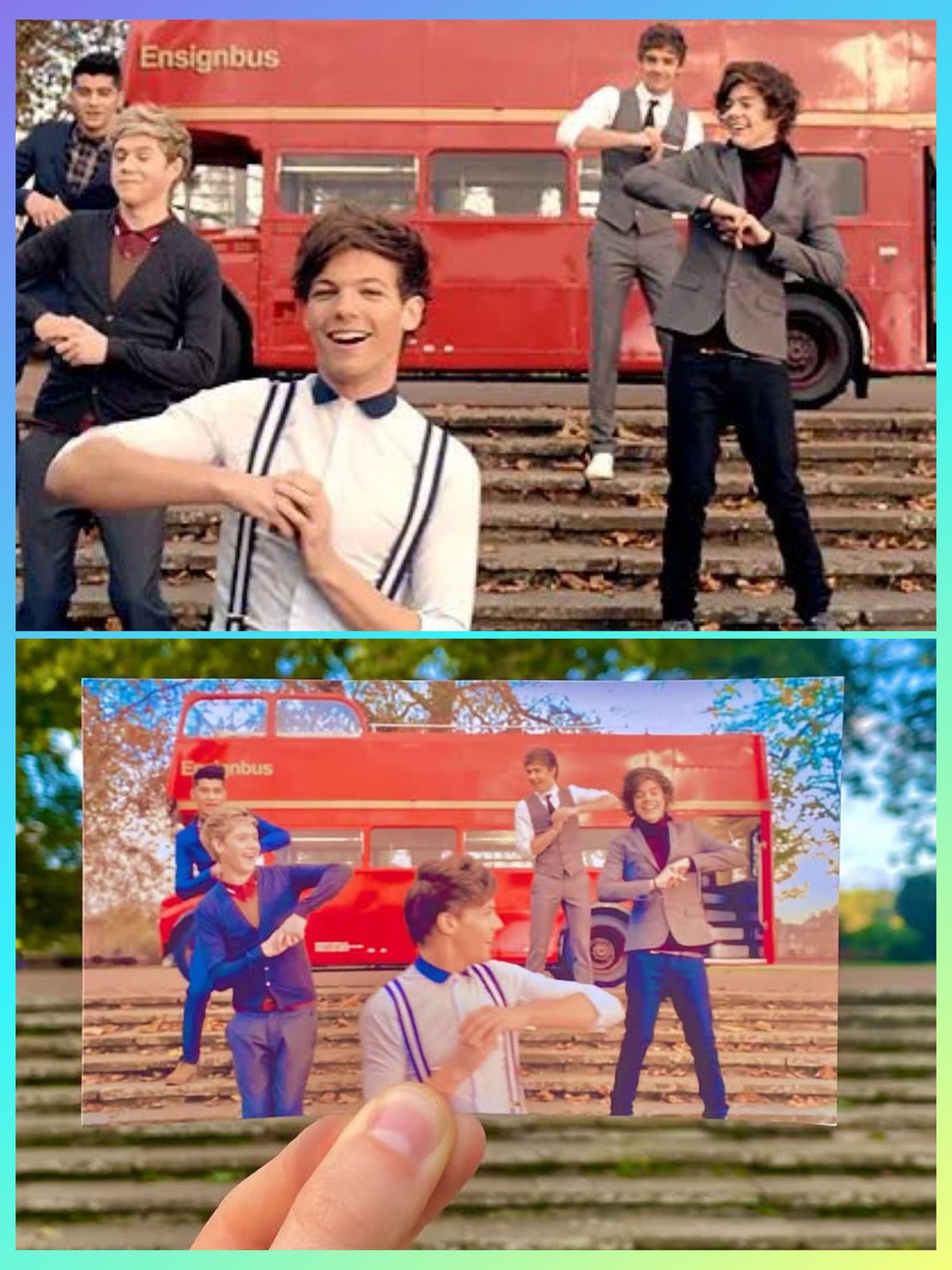 One Direction's playful bond on 'One Thing' set