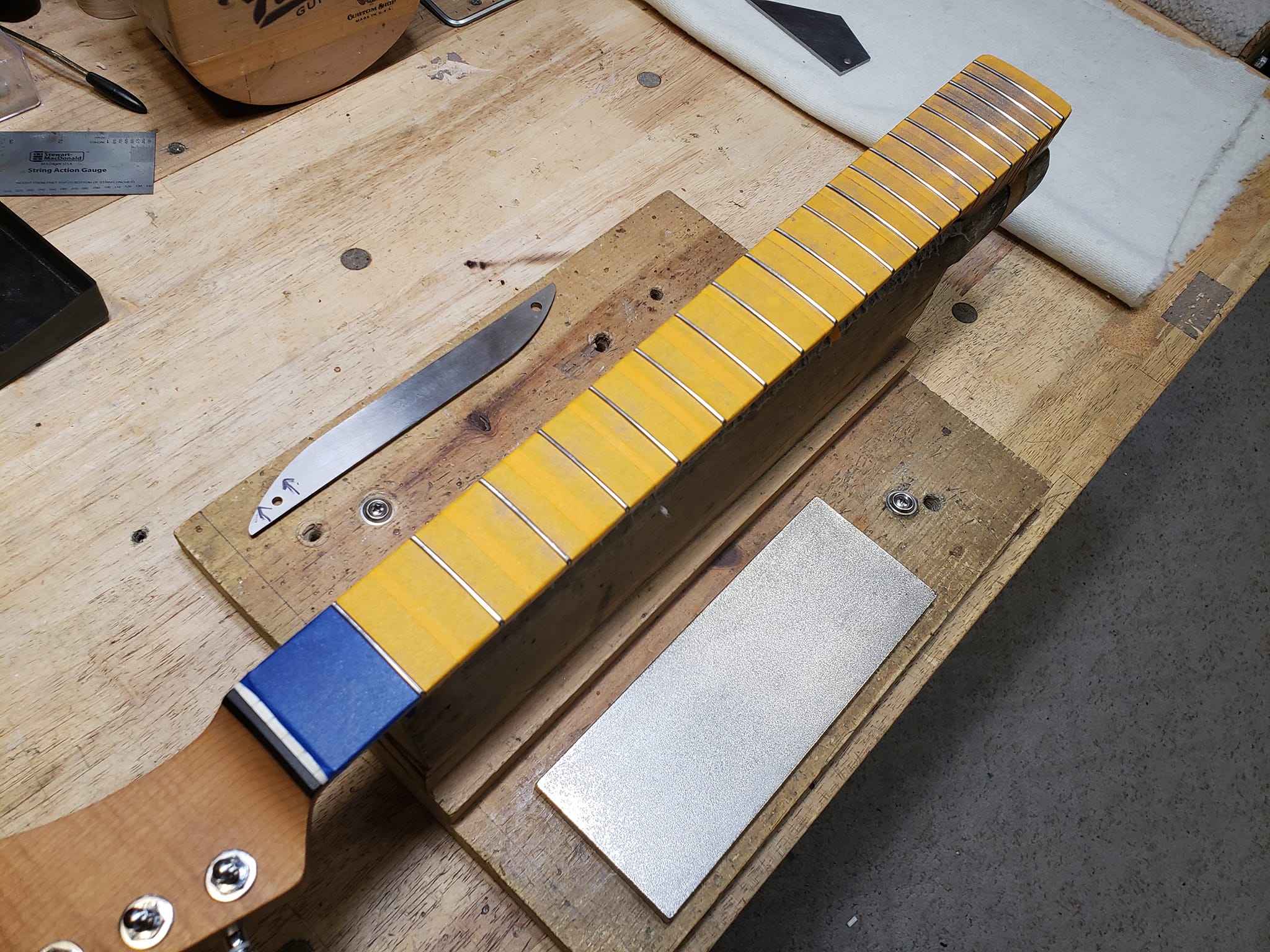 Custom Fender Mustang neck from Musikraft