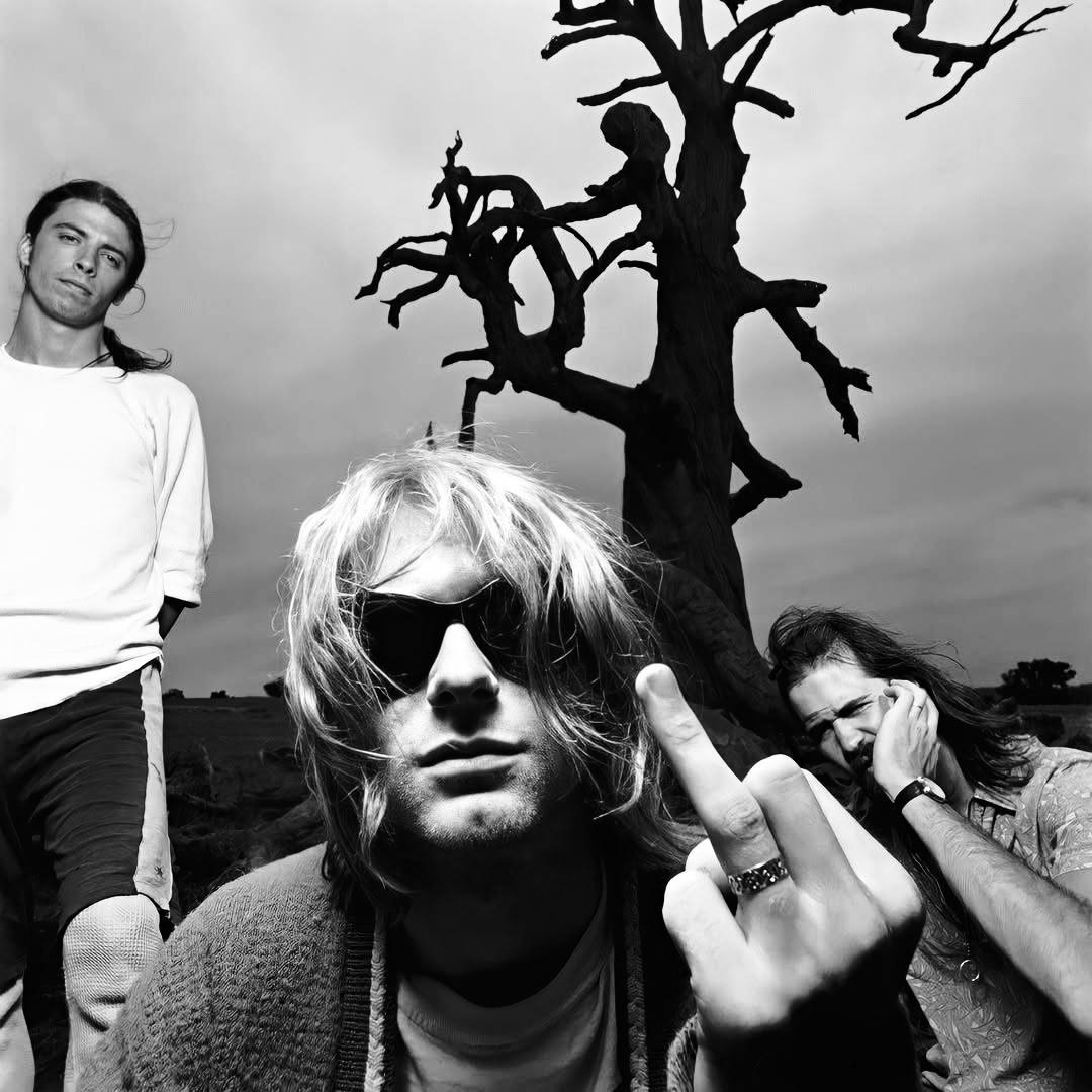 Kurt Cobain & Nirvana, photographed by Mark Seliger, 1992.