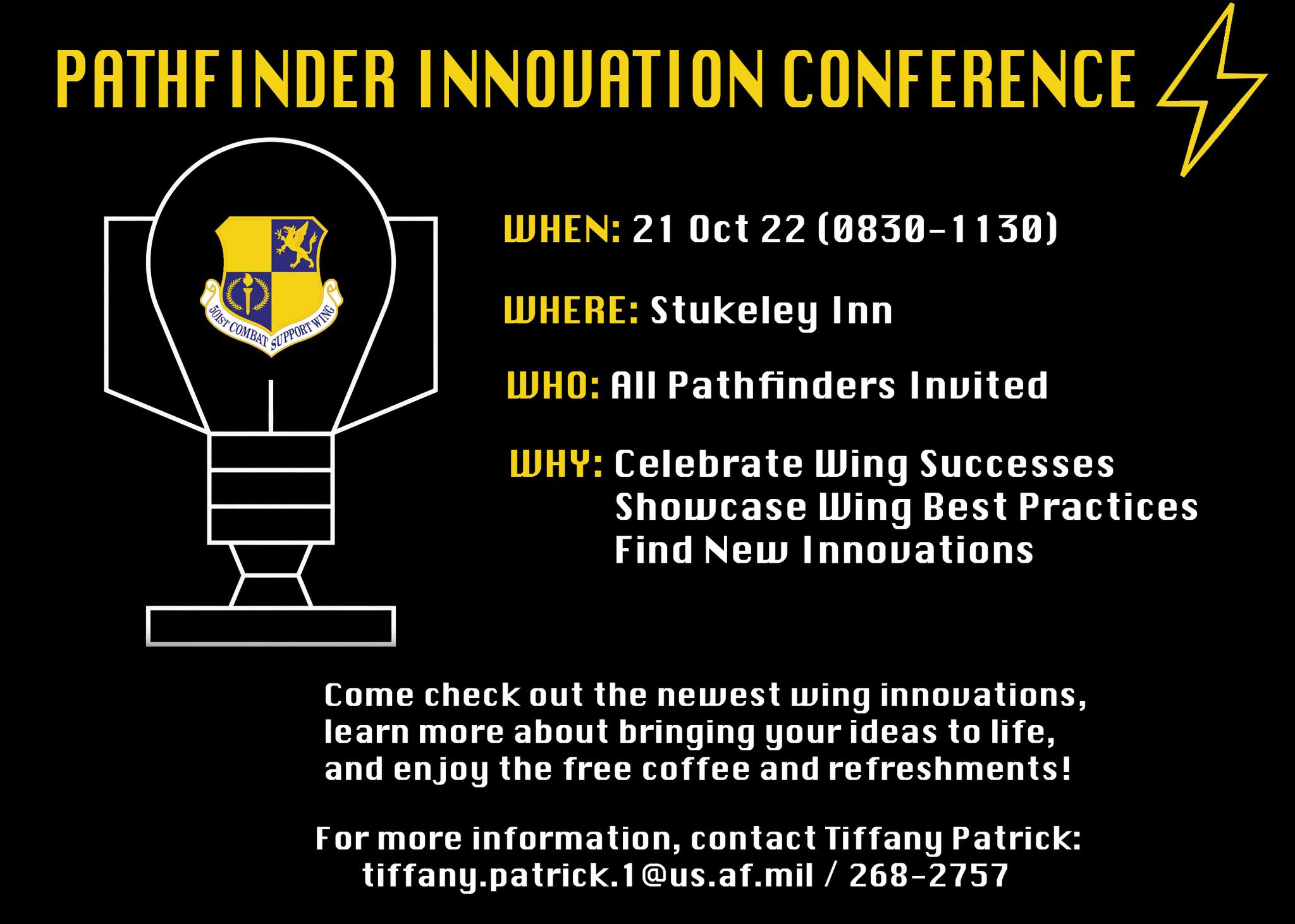The Pathfinder Innovation... - 501st Combat Support Wing | Facebook
