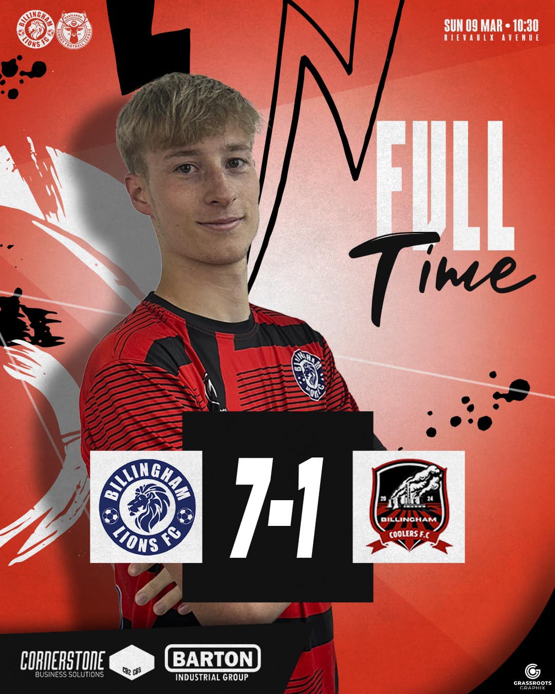 Match Report ️ Billingham Lions 7... - Billingham Lions FC | Facebook