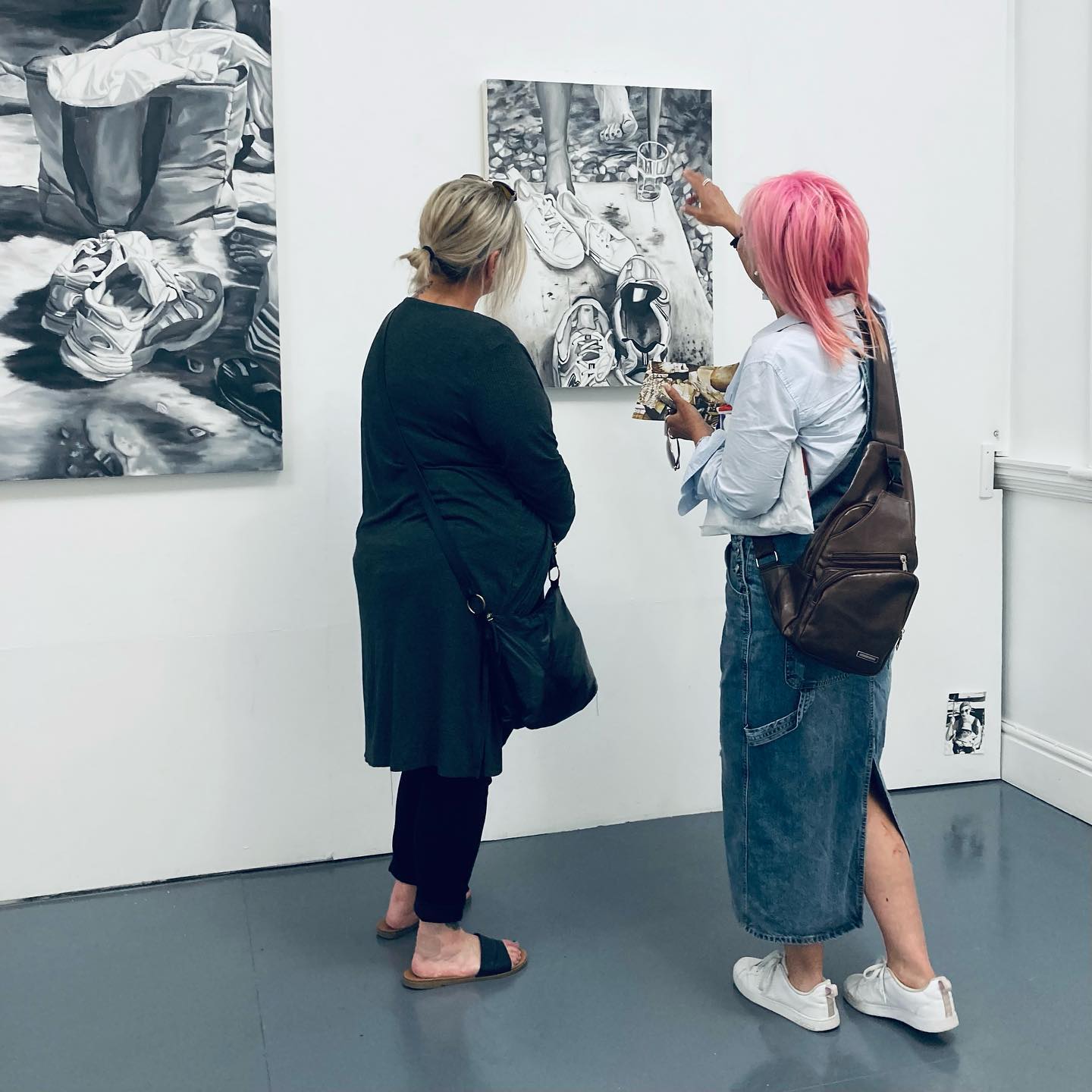44AD - Currently on at @studio44ad ! Grasping hands An...