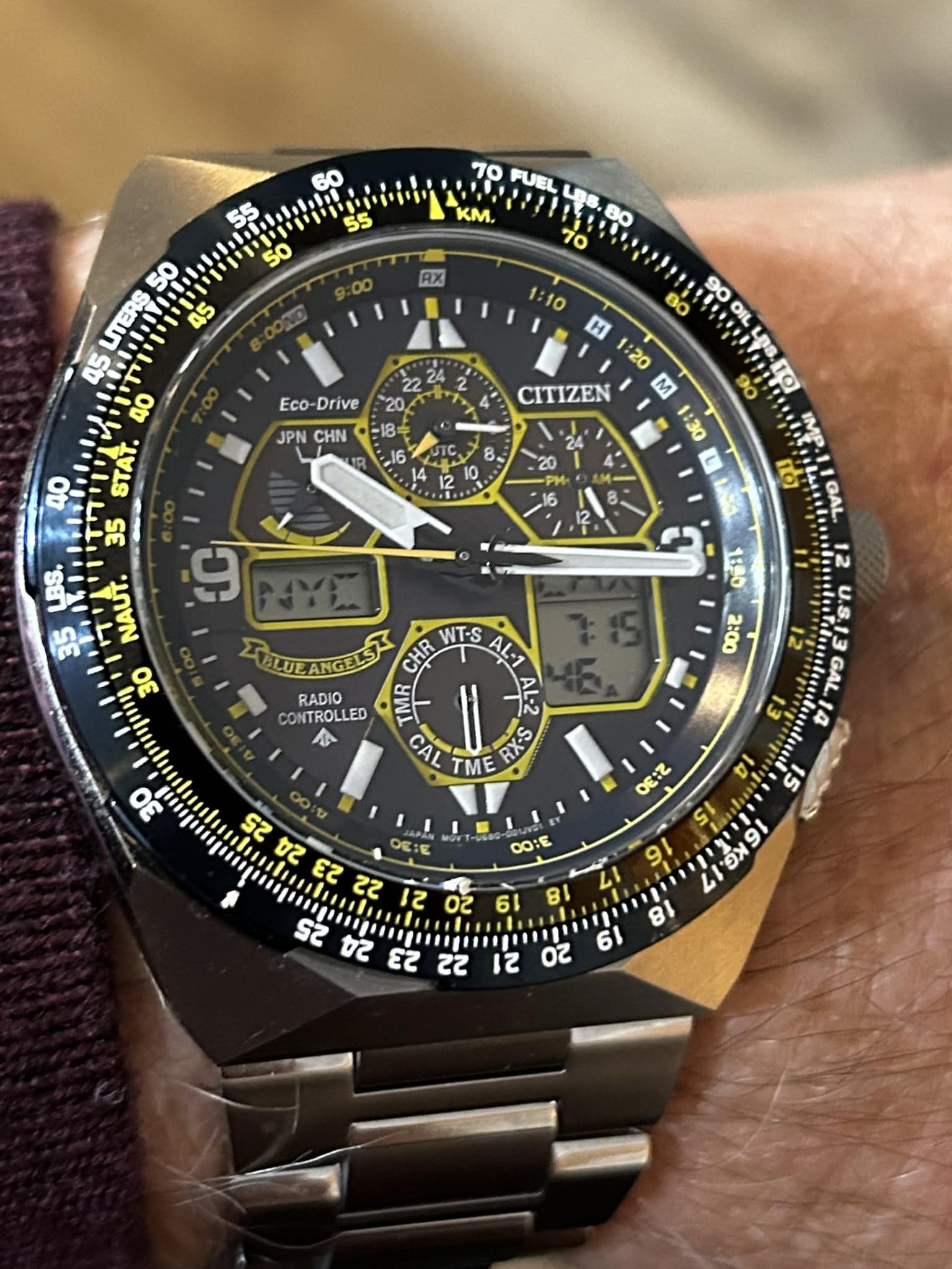 Citizen Promaster Blue Angels Navihawk watch for extreme performance