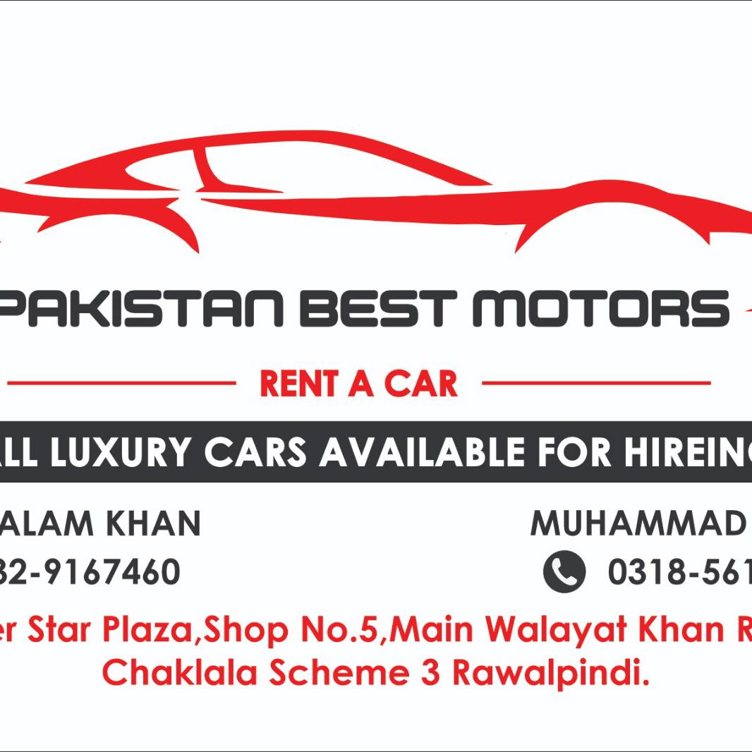 Pakistan Best rent a car | Rawalpindi