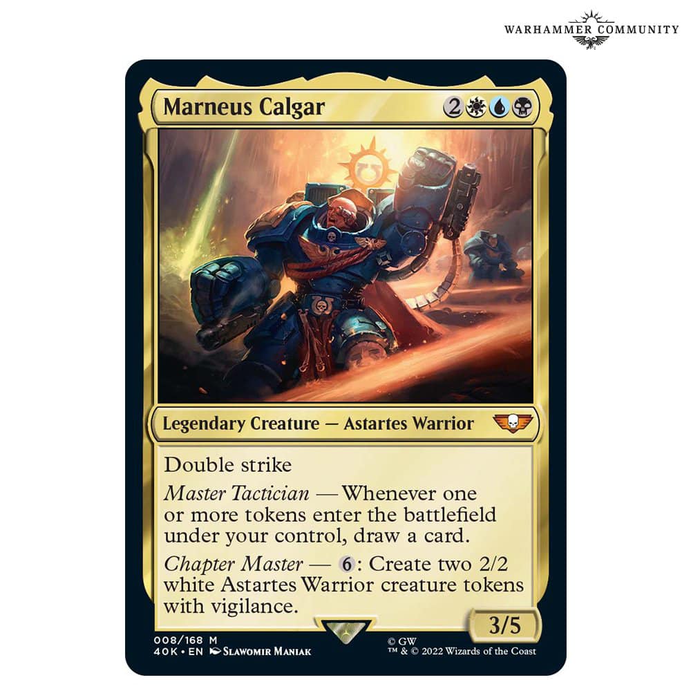 space marine mtg cards Magic: The Gathering Universes Beyond: Warhammer 40,000 Commander Deck  Forces of The Imperium : Toys & Games When this creature enters the battlefield Warhammer meets Magic: the Gathering