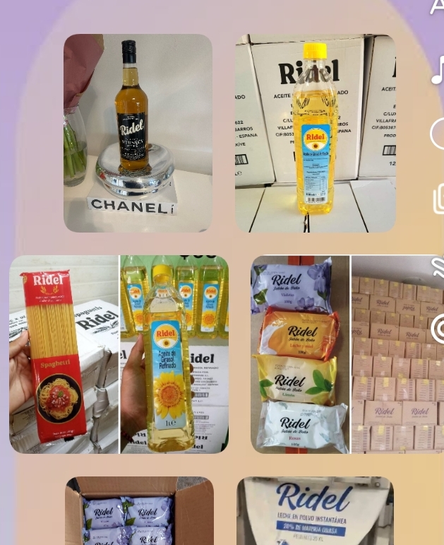 Cerveza en cuba aceite refrescos Ridel Export | Salou