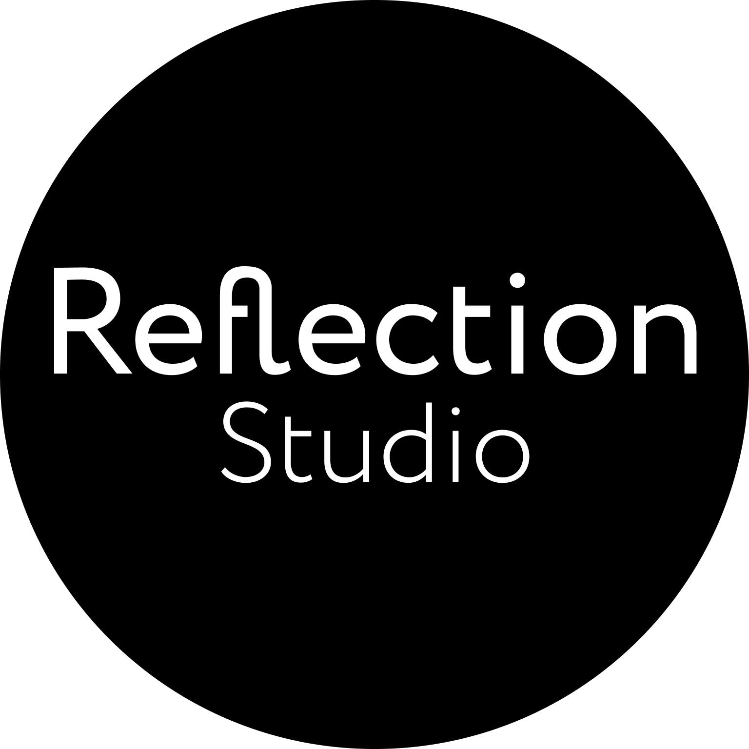 Reflection. Self-portrait studio