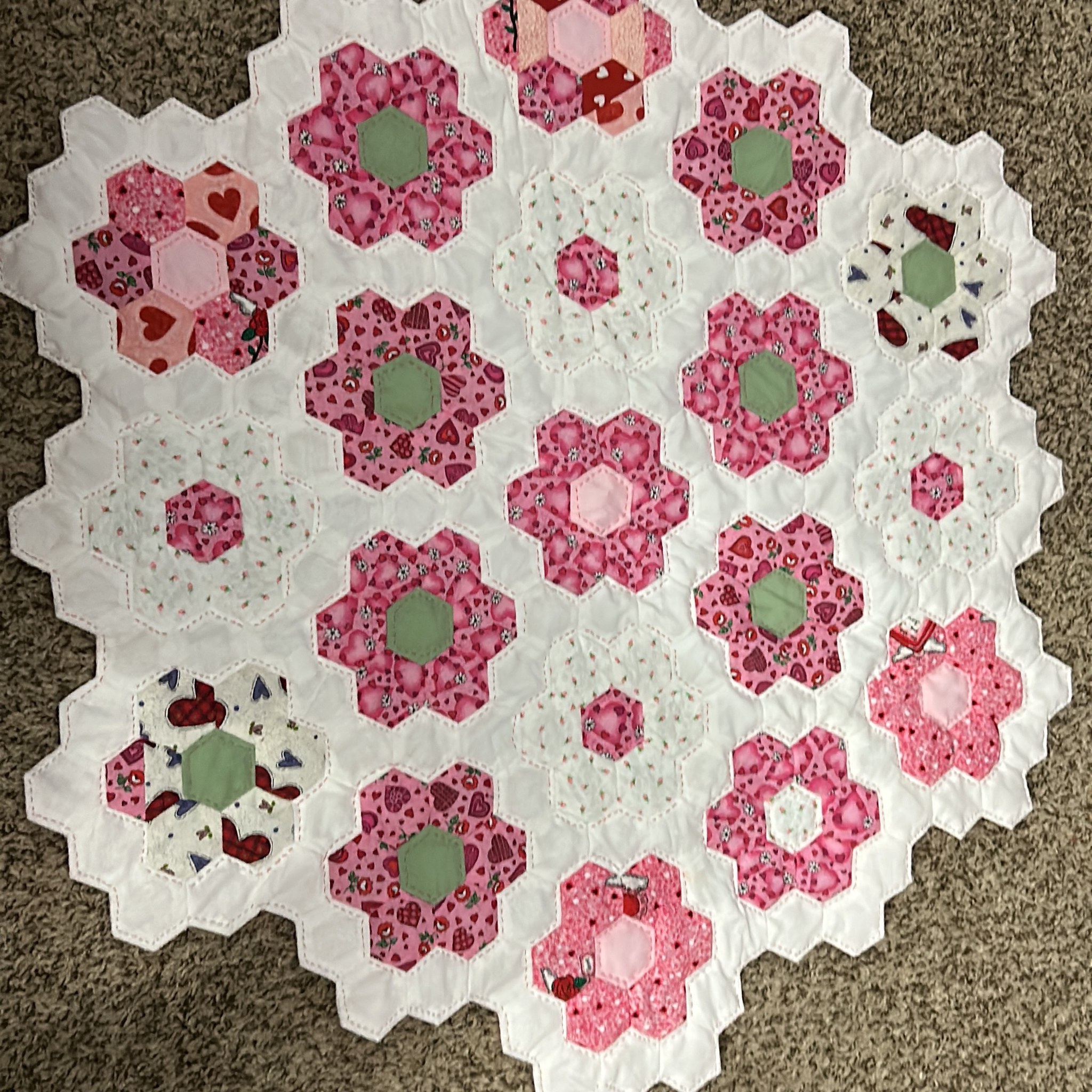 Free Patterns of QUILTING | **Pattern for a charming fabric basket with ...