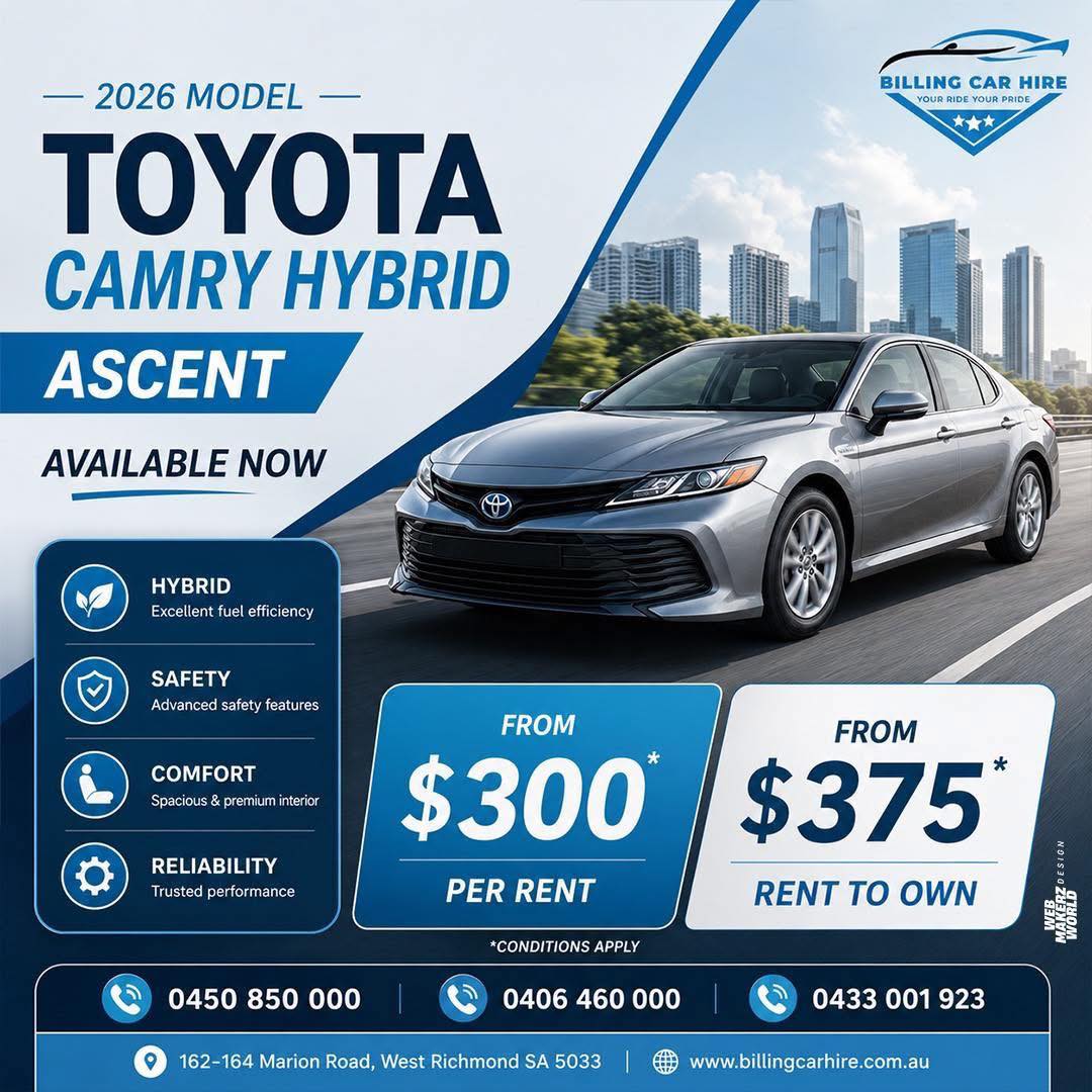Billing Car Hire | West Richmond SA