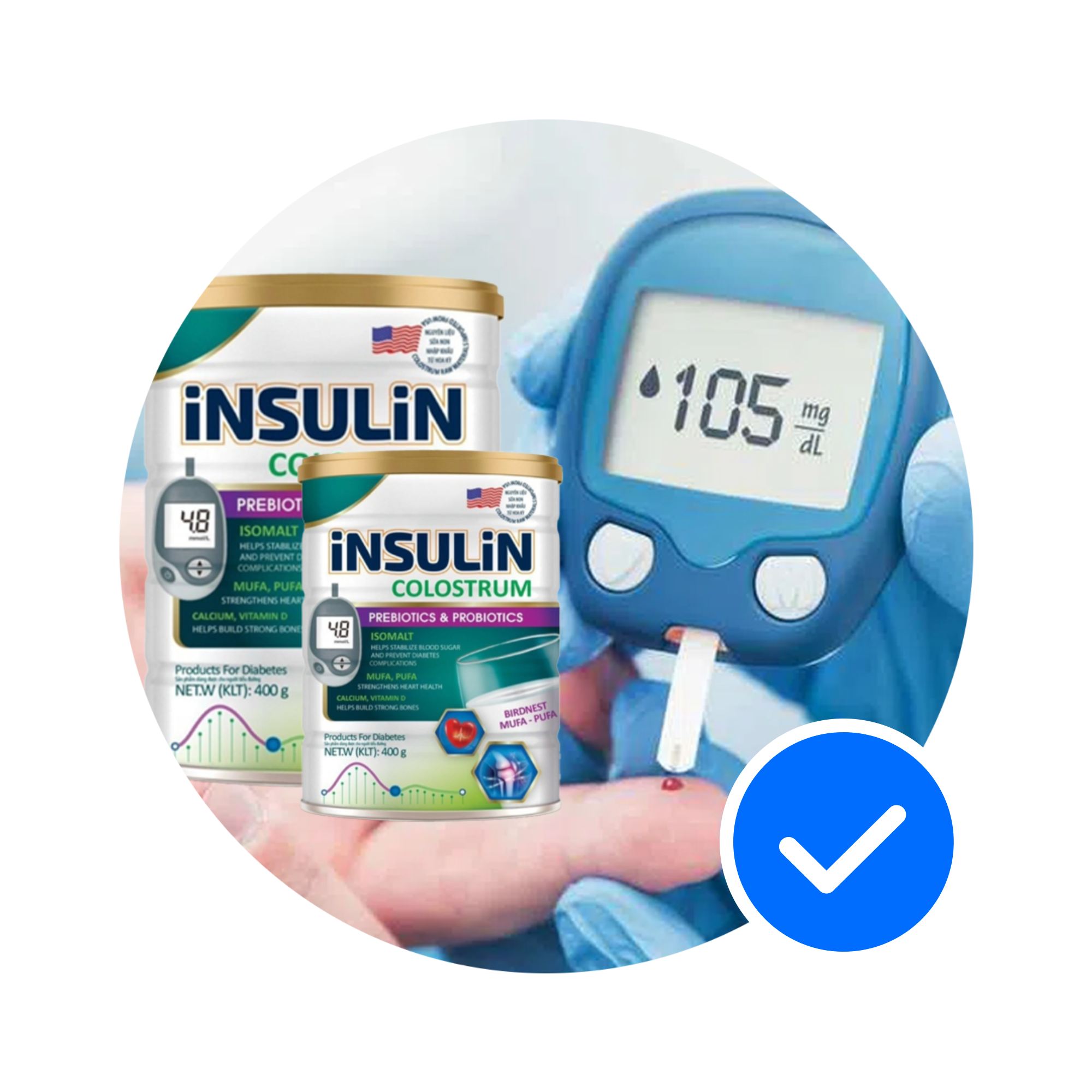 Isulin - นมสำหรับผู้ป่วยเบาหวาน - 081 579 8203