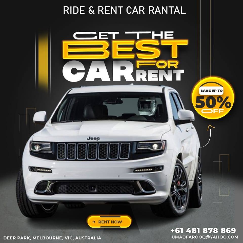 Ride & Rent Car Rentals | Melbourne VIC