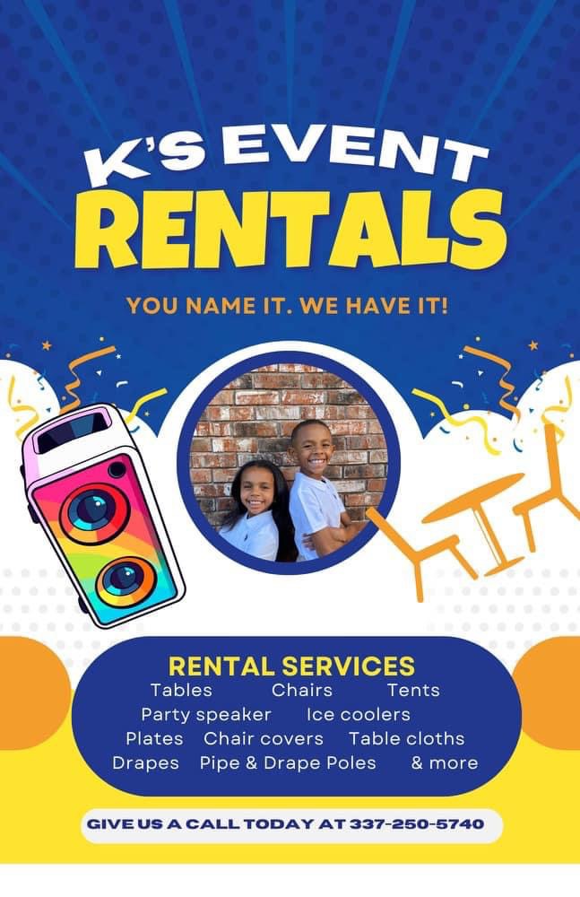 K's Event Rentals | Crowley LA