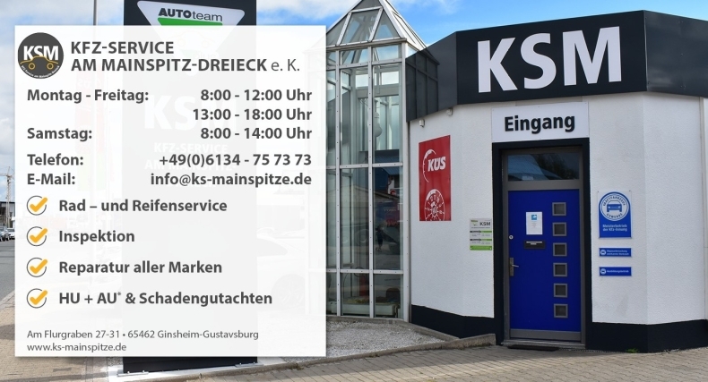 KFZ-Service am Mainspitz-Dreieck